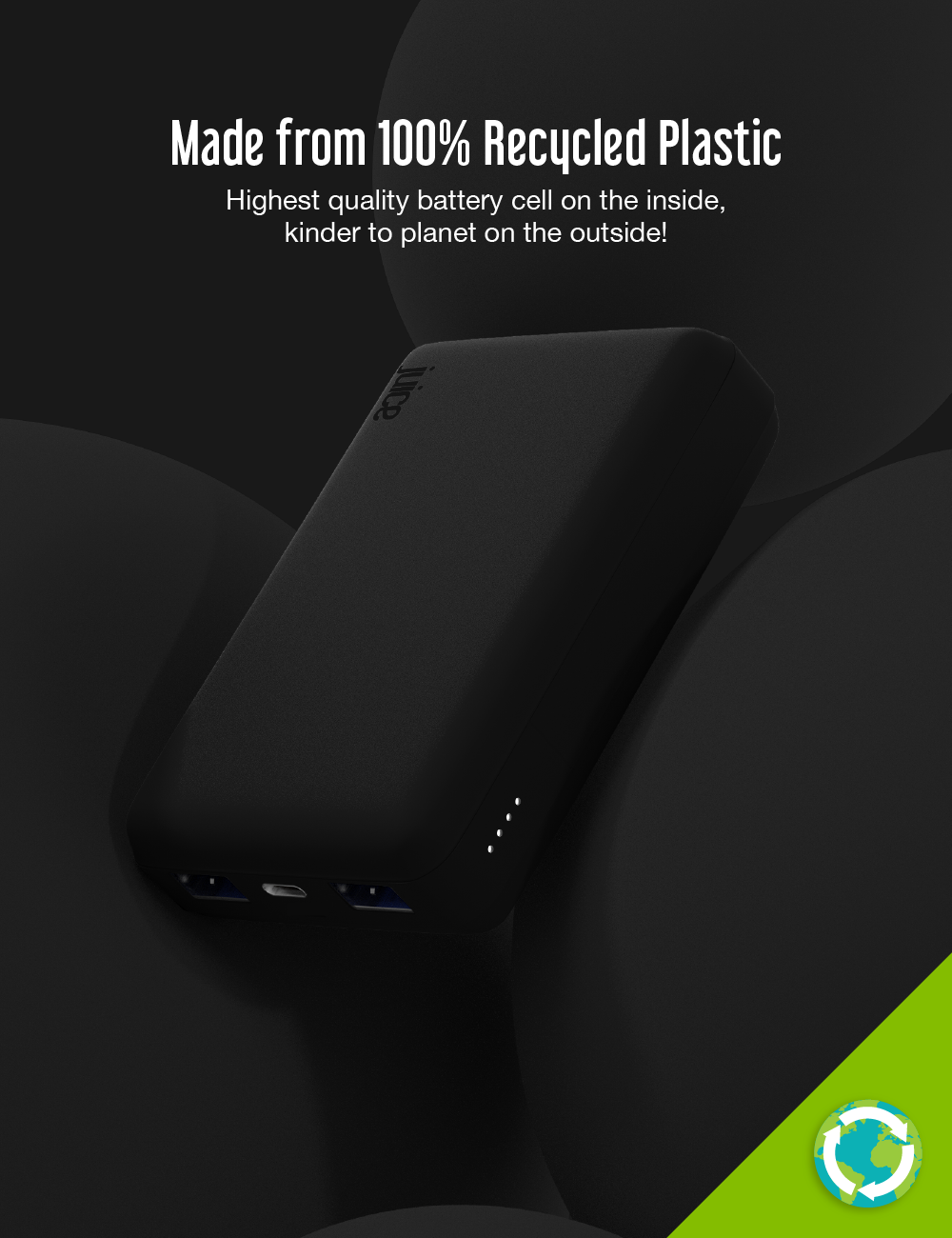 Juice ECO 4 Charge Power Bank – 12,000mAh
