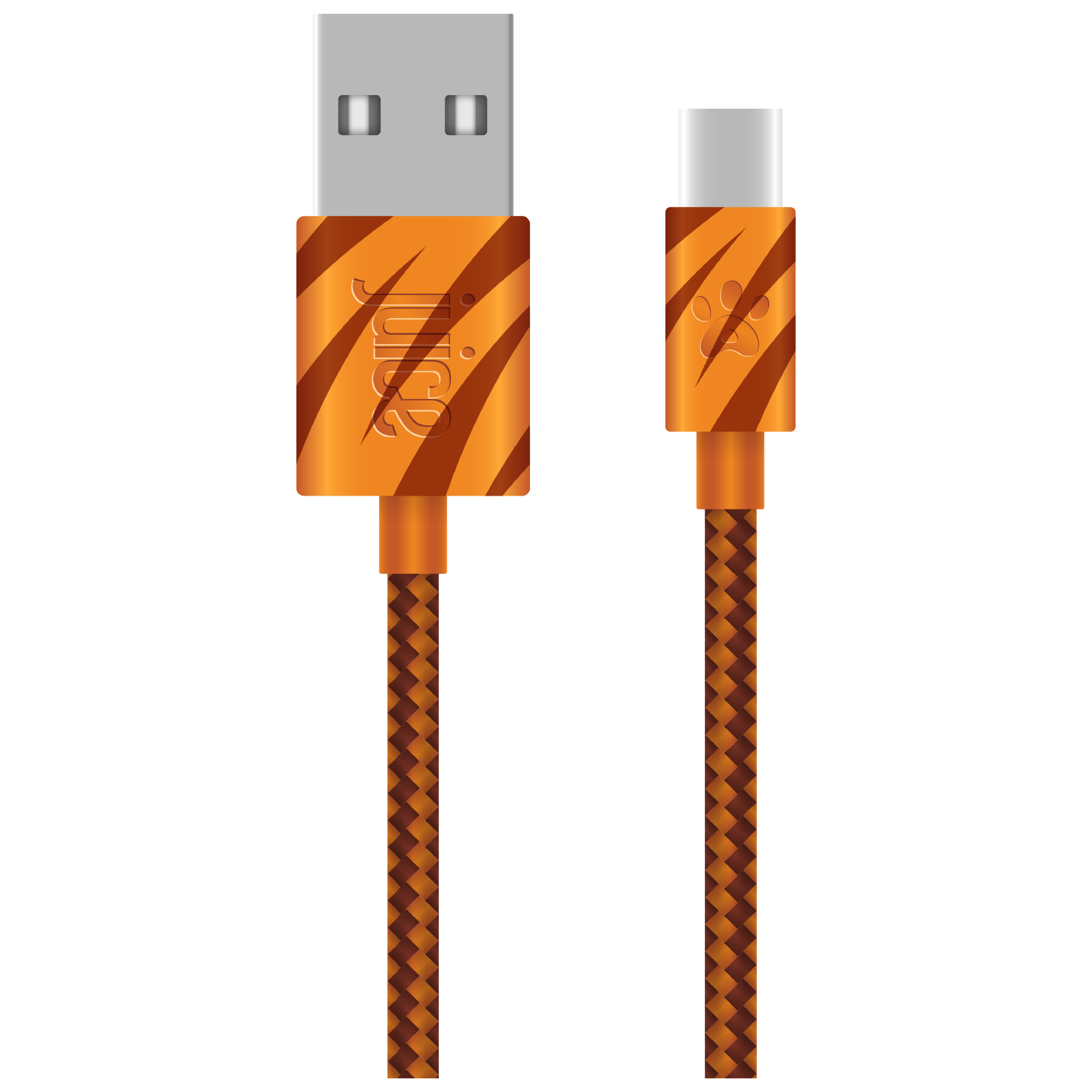 Juice Animals USB Type-C Braided 2m Charging Cable