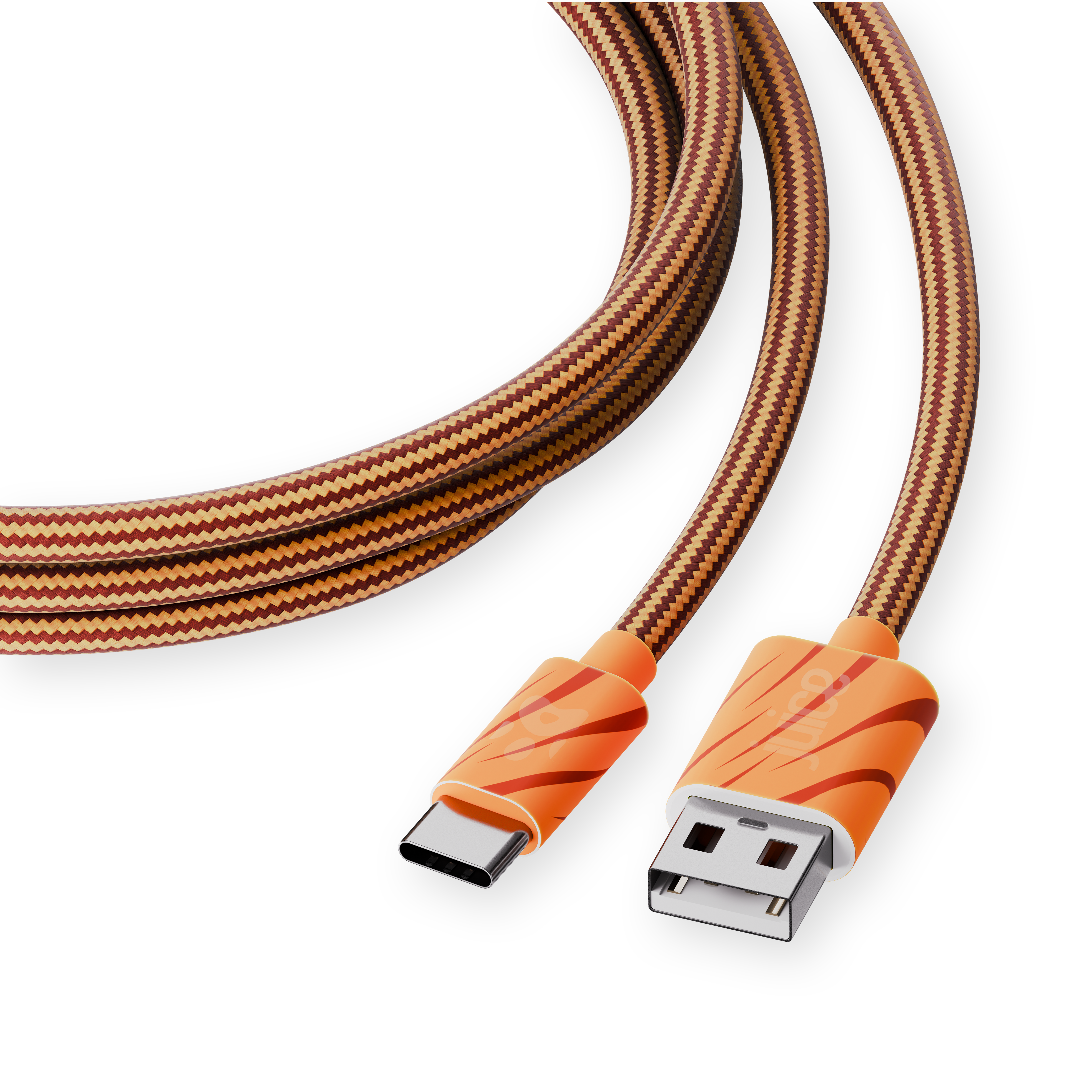 Juice Animals Type C Braided 2M Charging Cable