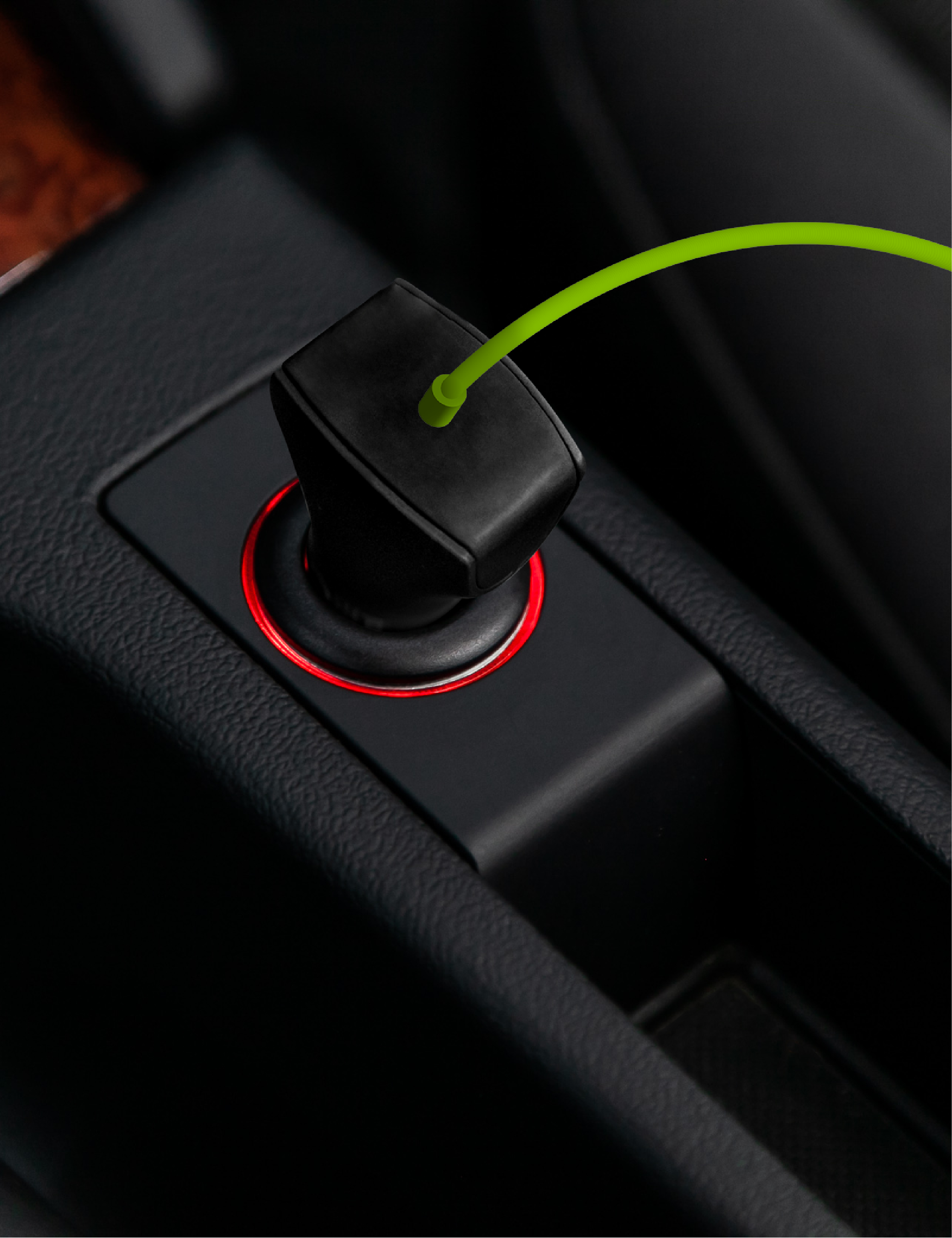 Juice 20W Integrated Lightning Car Charger - Black
