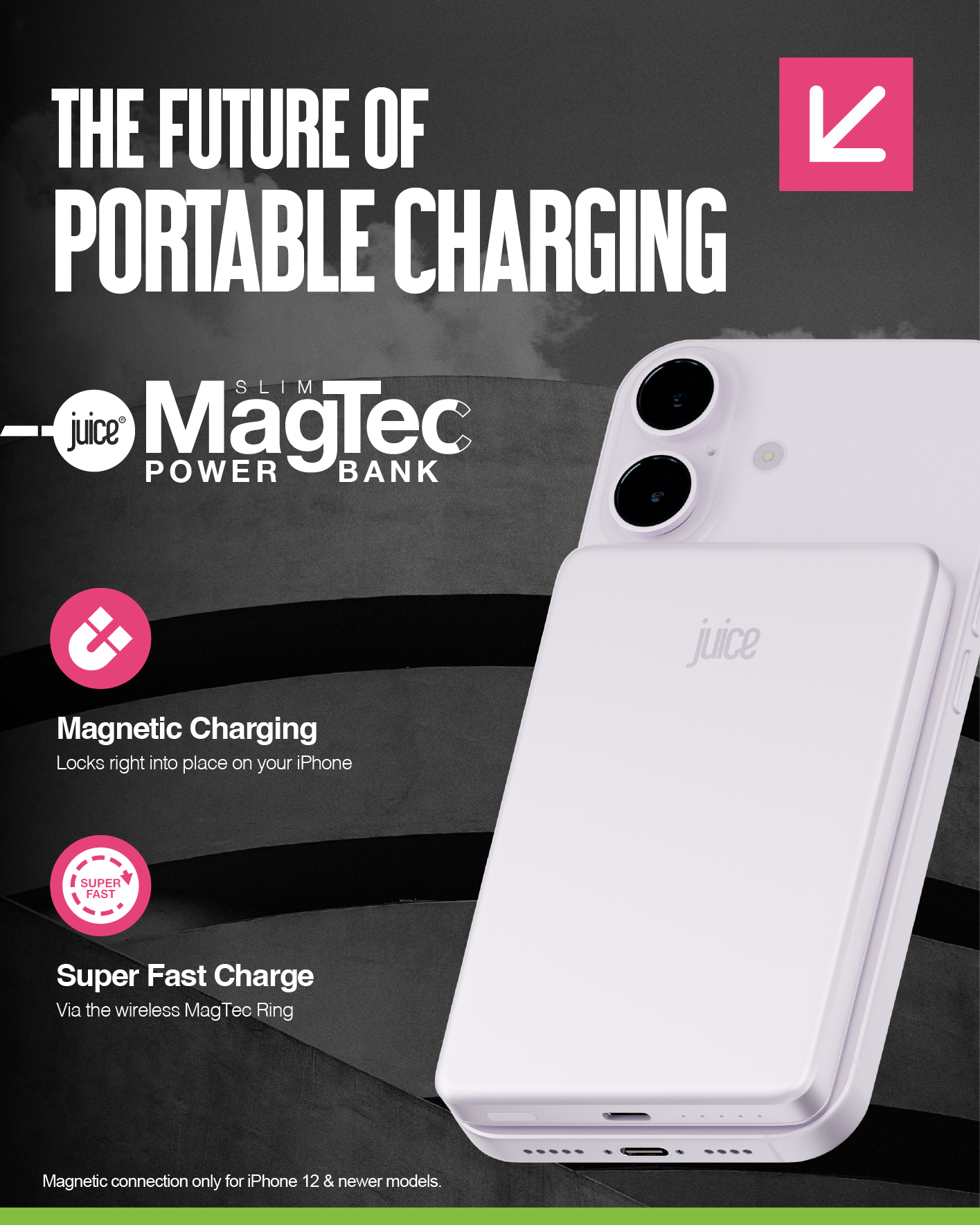 Juice 1 Charge Mag Tec Power Bank – 5,000mAh