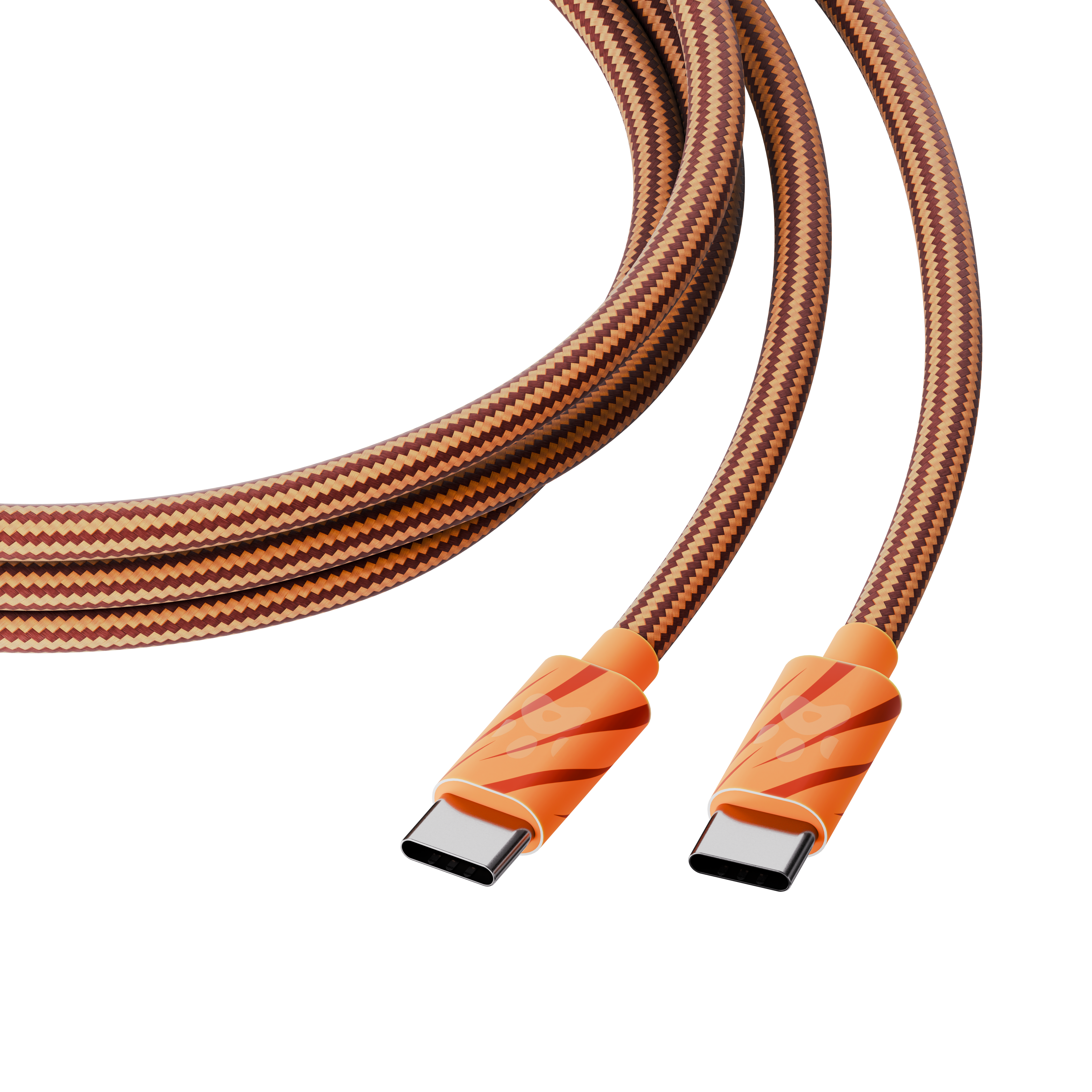 Juice Animals Type C to Type C Braided 2M Charging Cable