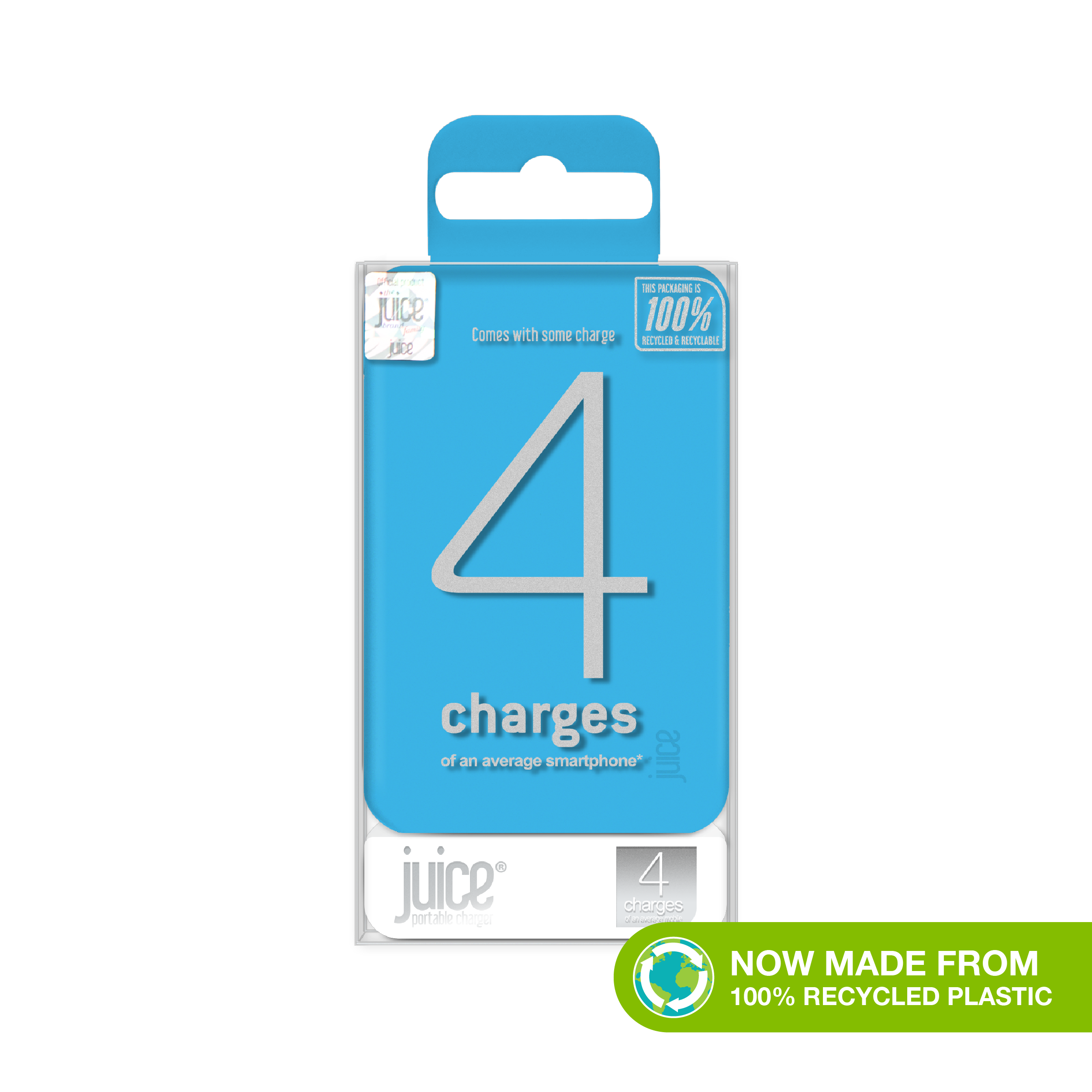 Juice ECO 4 Charge Power Bank – 12,000mAh