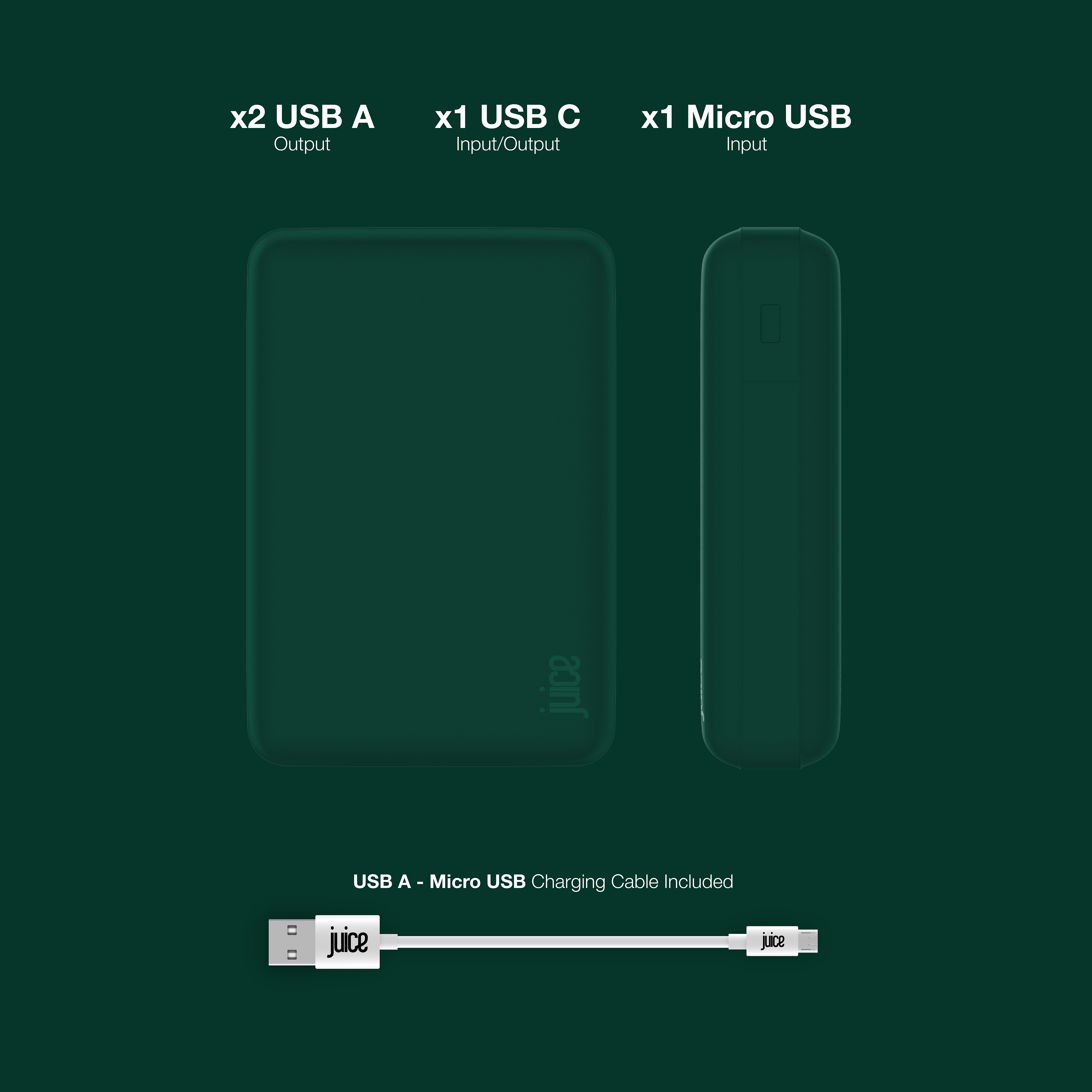Juice ECO 3 Charge Power Bank – 10,000mAh