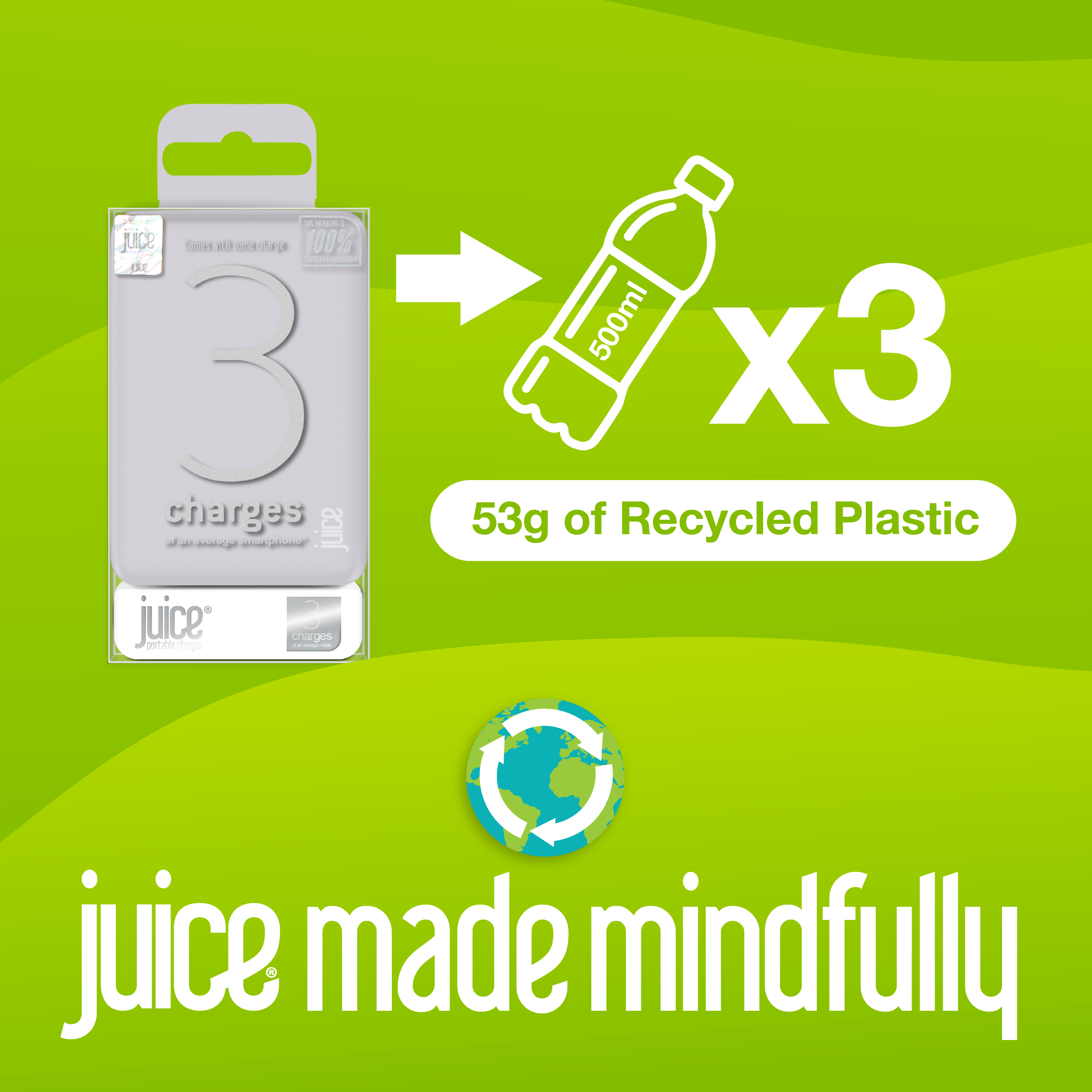 Juice ECO 3 Charge Power Bank – 10,000mAh
