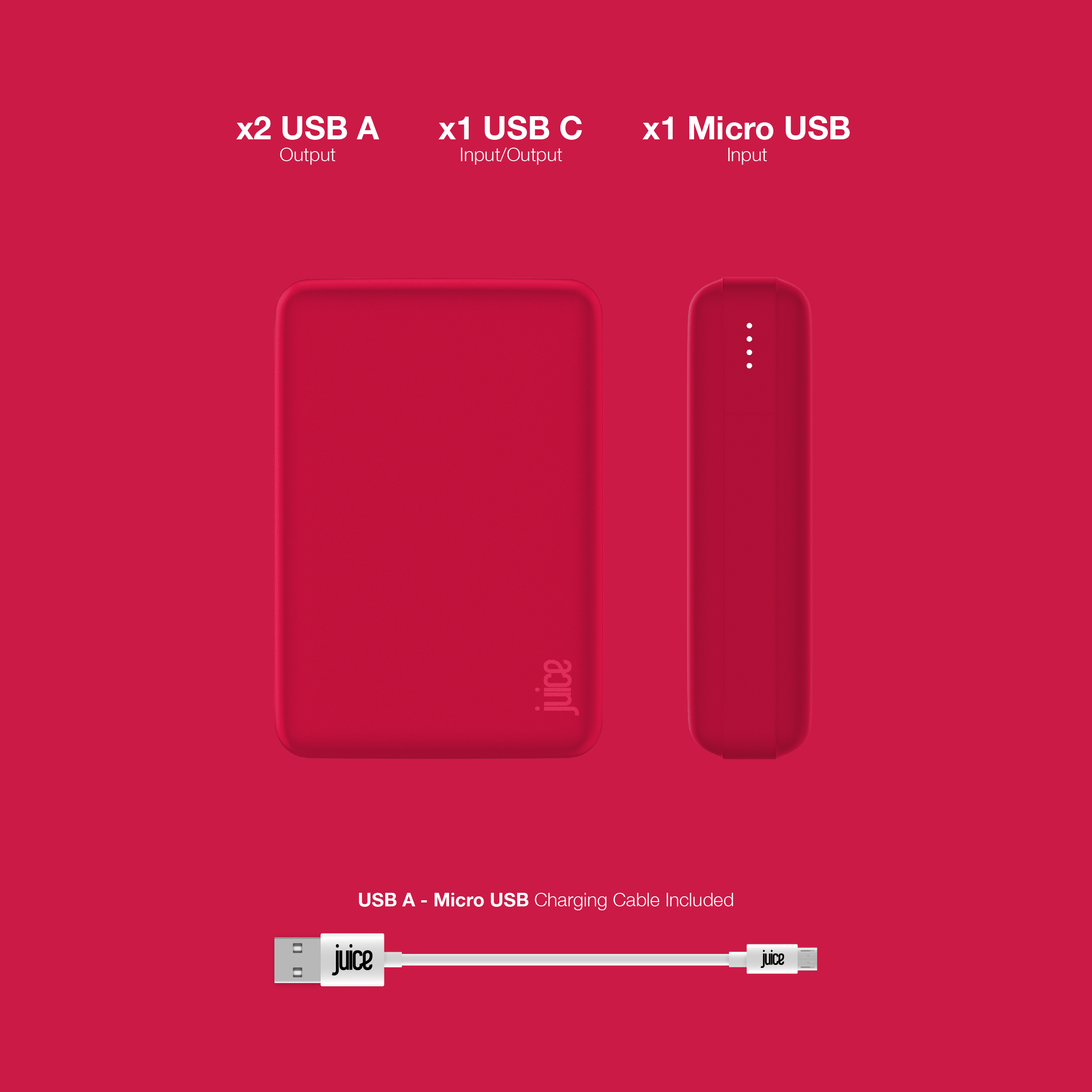 Juice ECO 3 Charge Power Bank – 10,000mAh