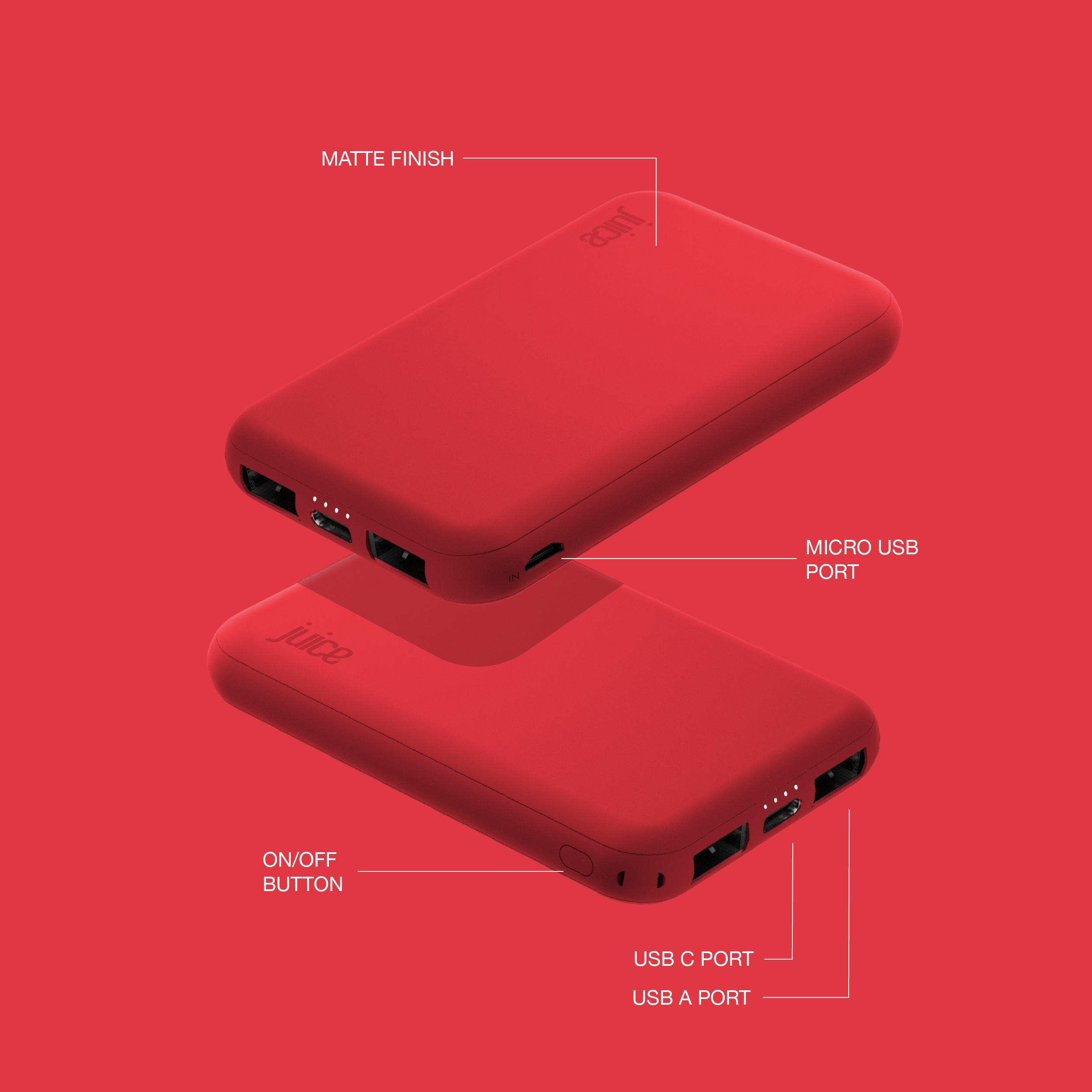 Juice ECO 2 Charge Power Bank – 5000mAh