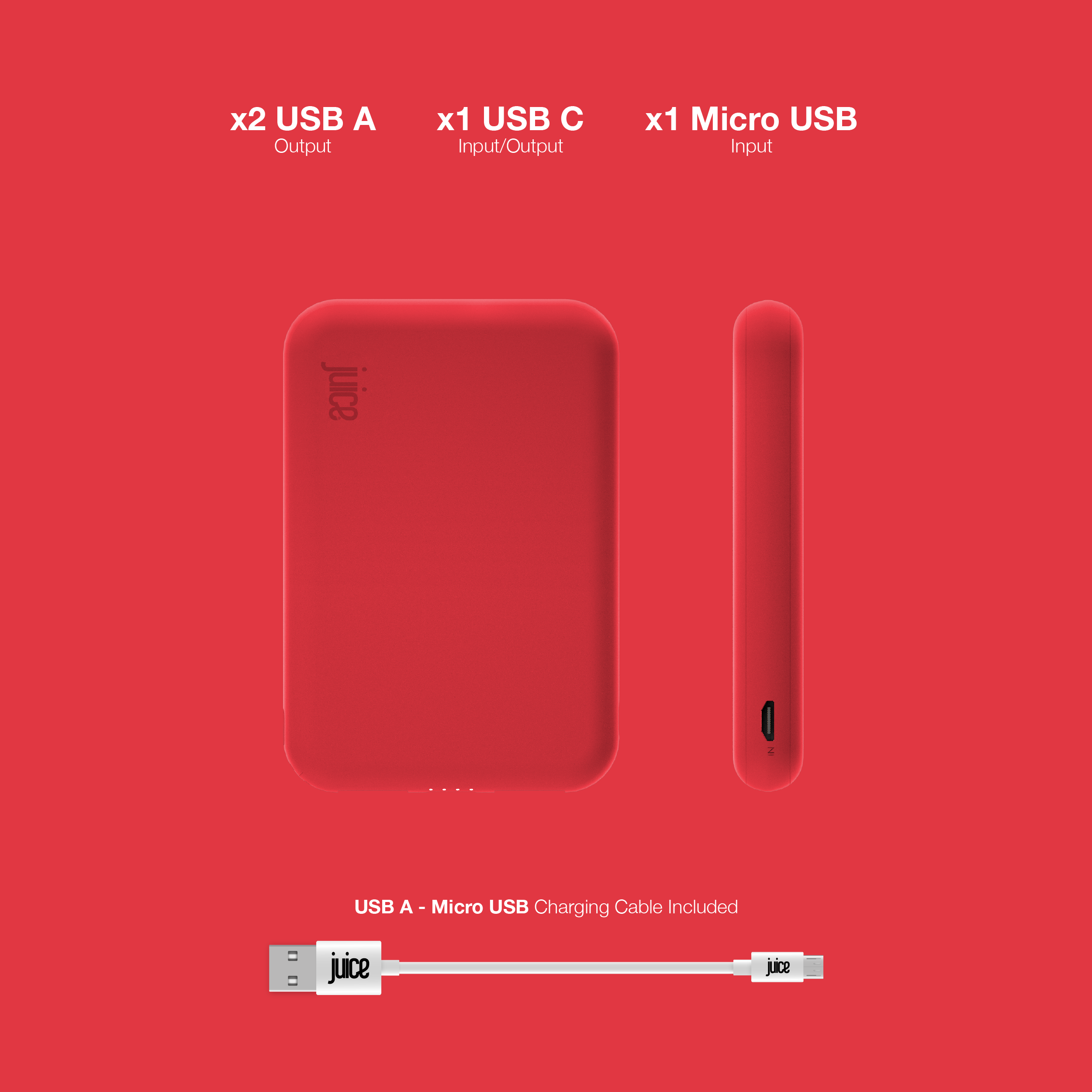 Juice ECO 2 Charge Power Bank – 5000mAh