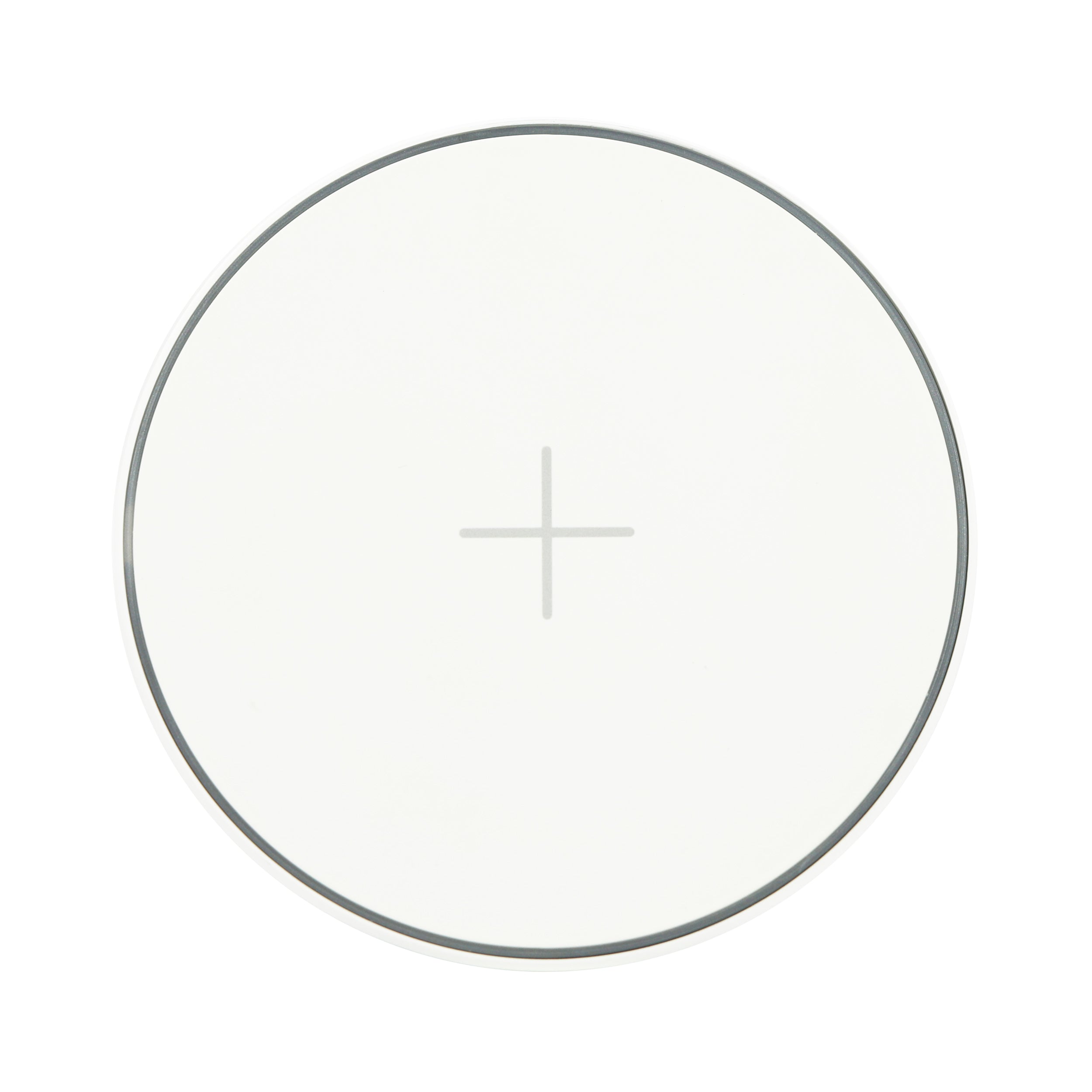 Birdseye View of White Juice 10Watt Wireless Charging Pad
