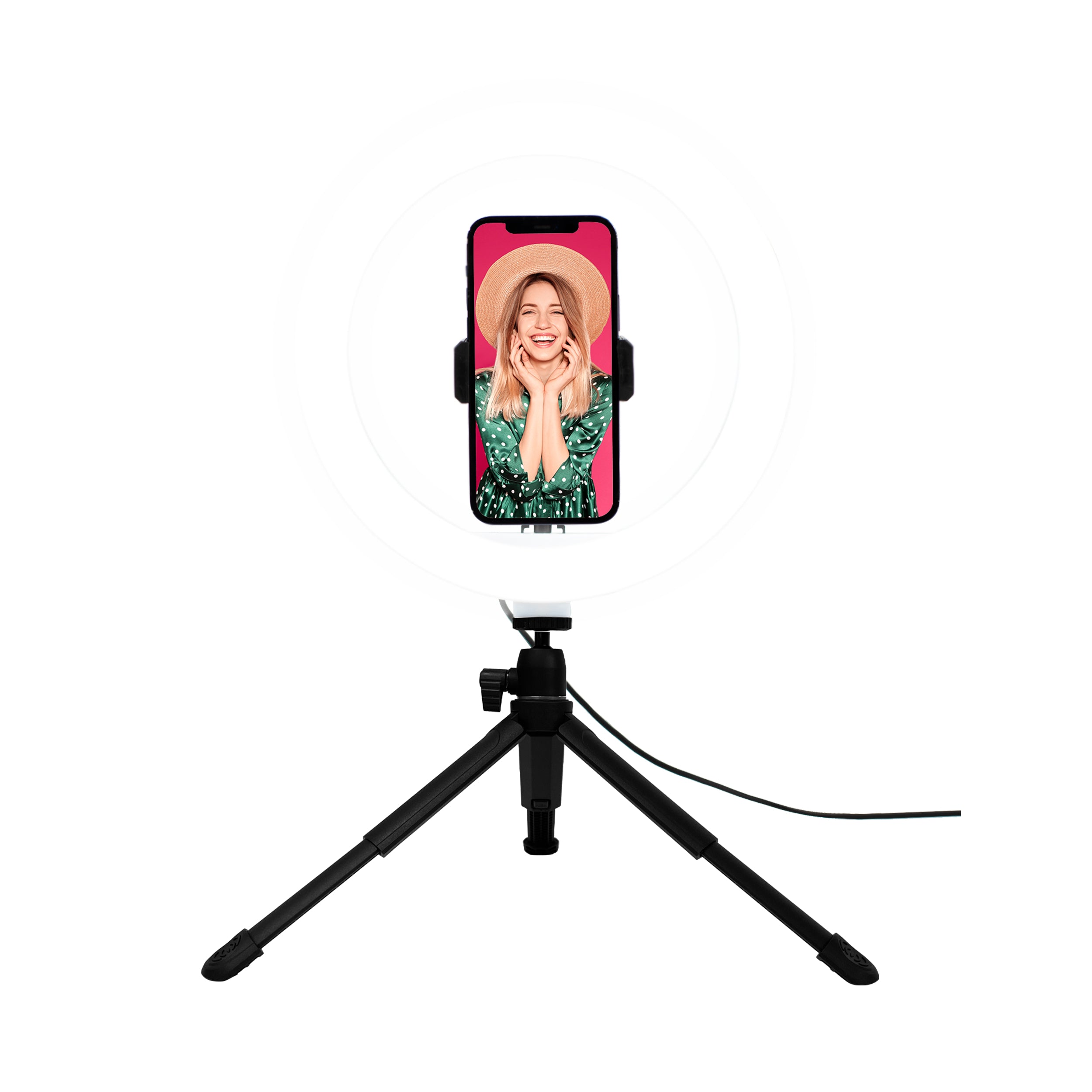 Juice Social 'Perfect Glow' Desktop Ring Light with Extendable Legs