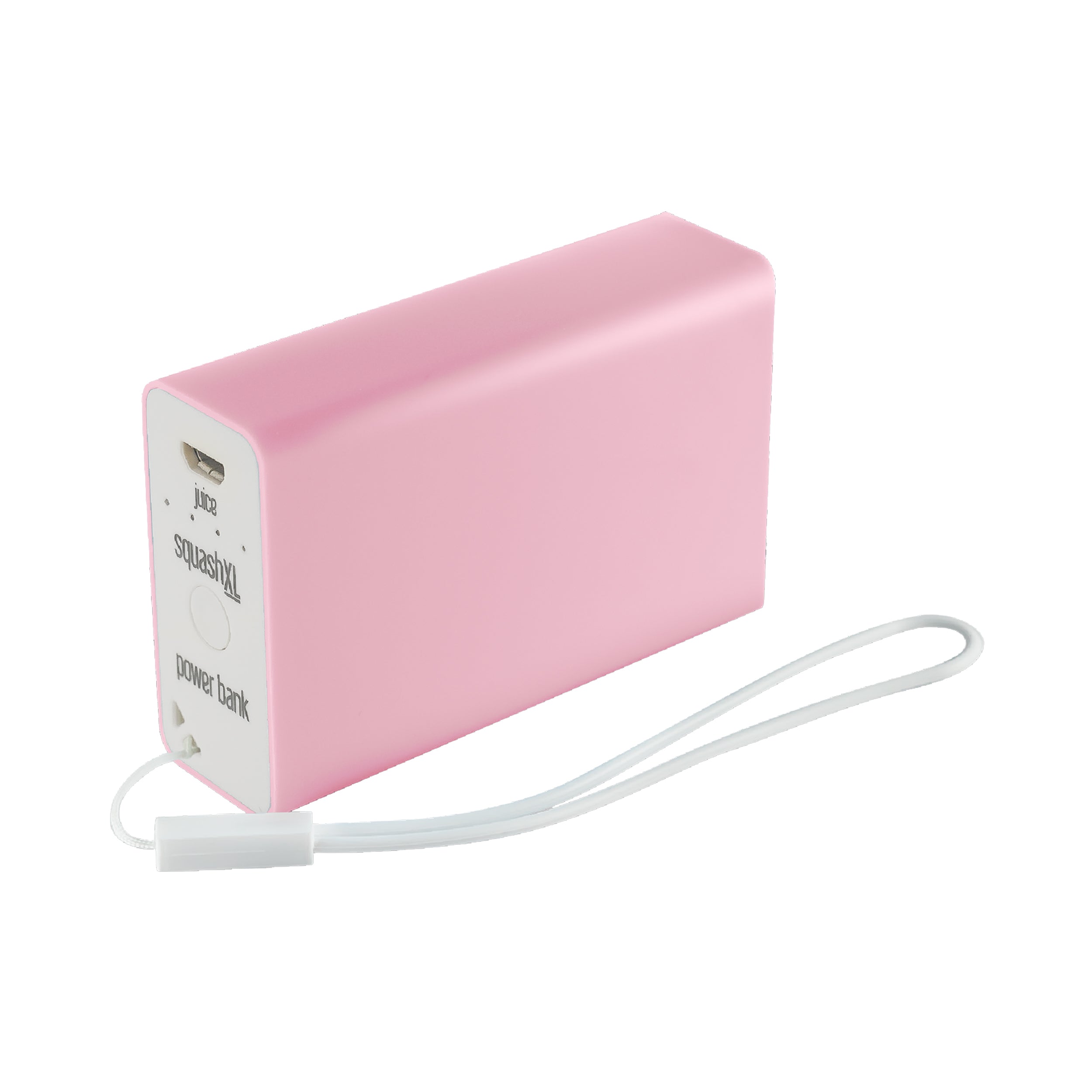Juice Squash XL Power Bank Pastel Pink – 5,600mAh