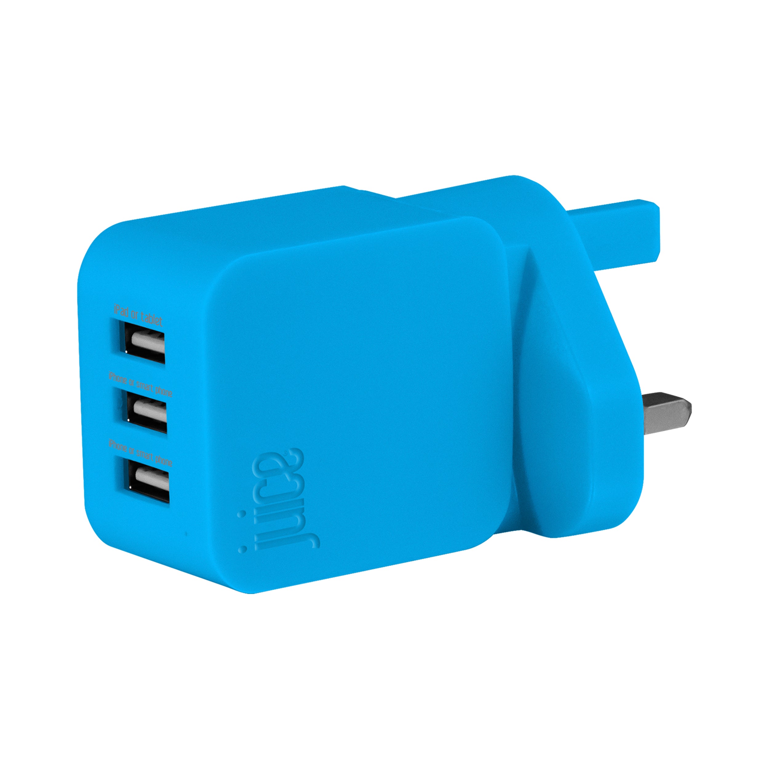Juice Triple Juice 3.4 Amp 3 Port Mains Charger Plug