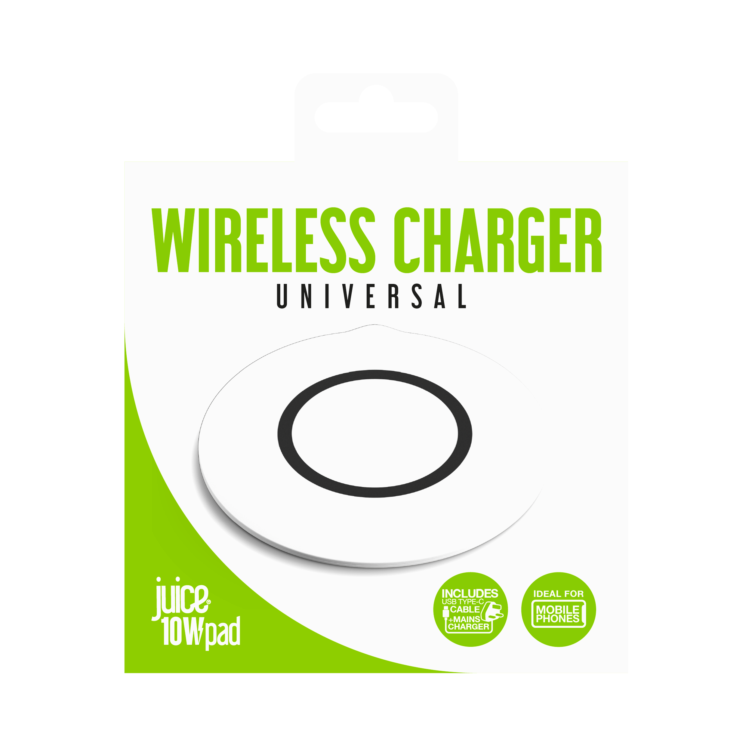 Juice ECO 10W Wireless Charging Pad + 18W Plug & 1m Cable
