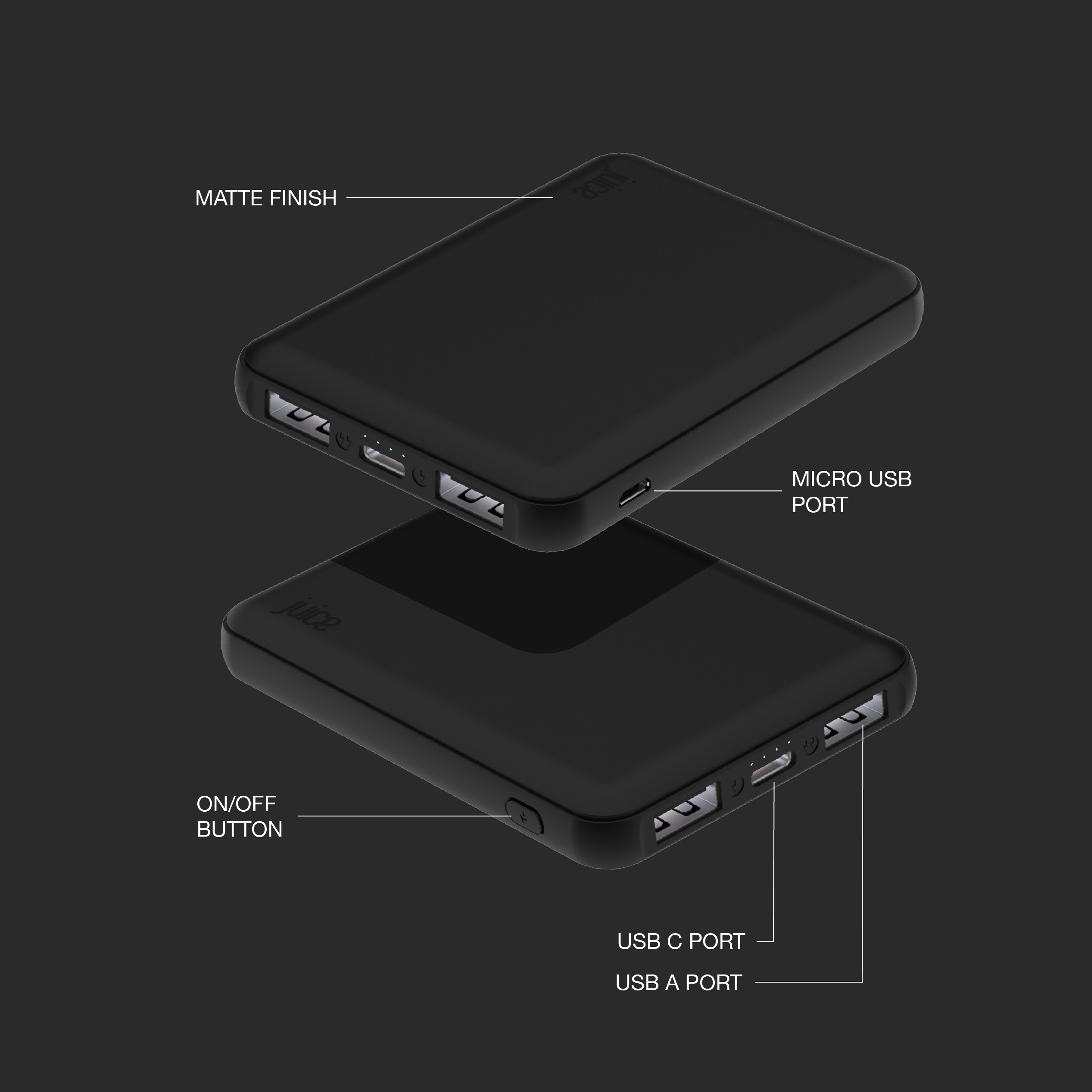 بنك الطاقة Juice ECO 1 Charge – سعة 4000 مللي أمبير/ساعة