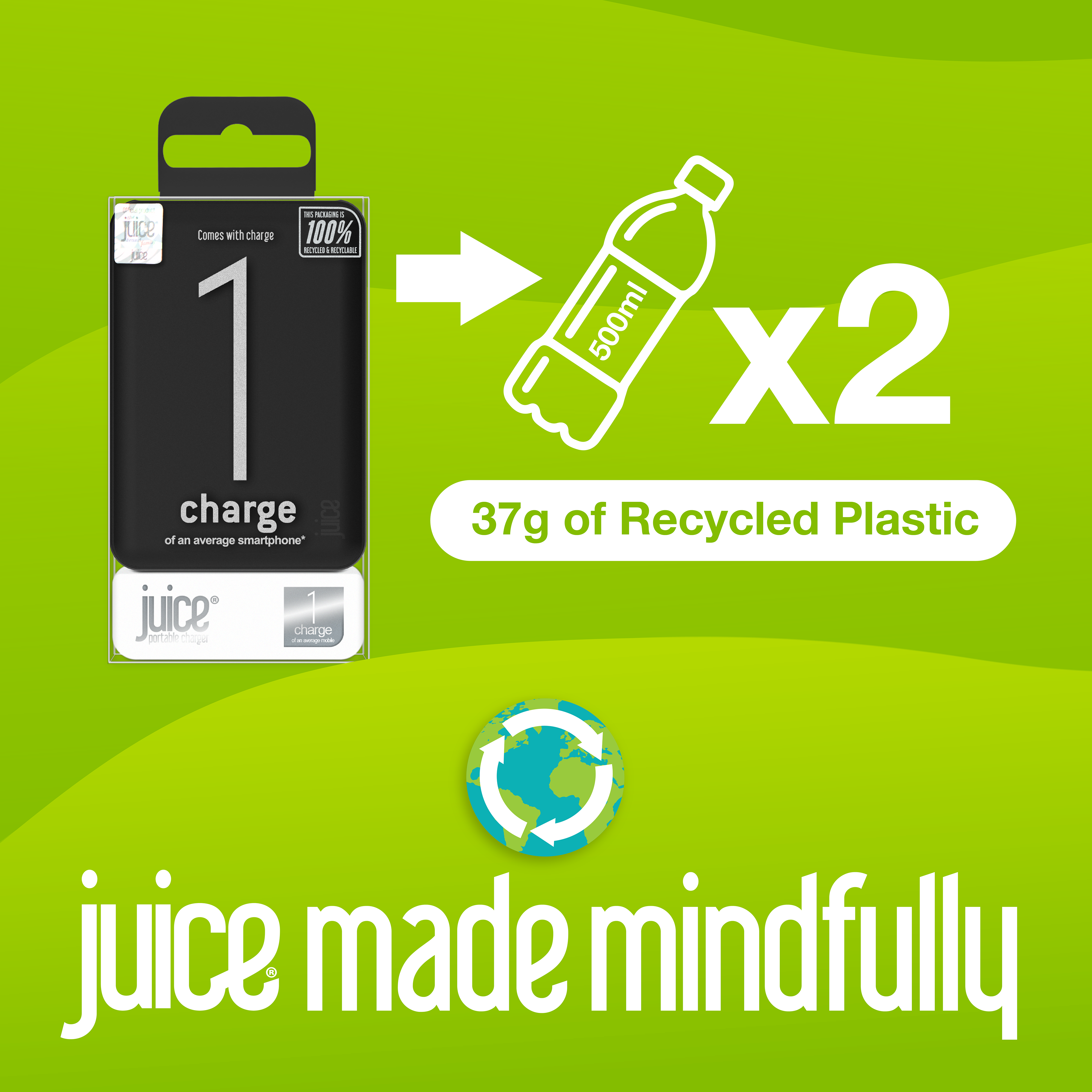 بنك الطاقة Juice ECO 1 Charge – سعة 4000 مللي أمبير/ساعة