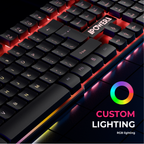 Power Gaming Recon Ocelot RGB Wired Gaming Keyboard - Black
