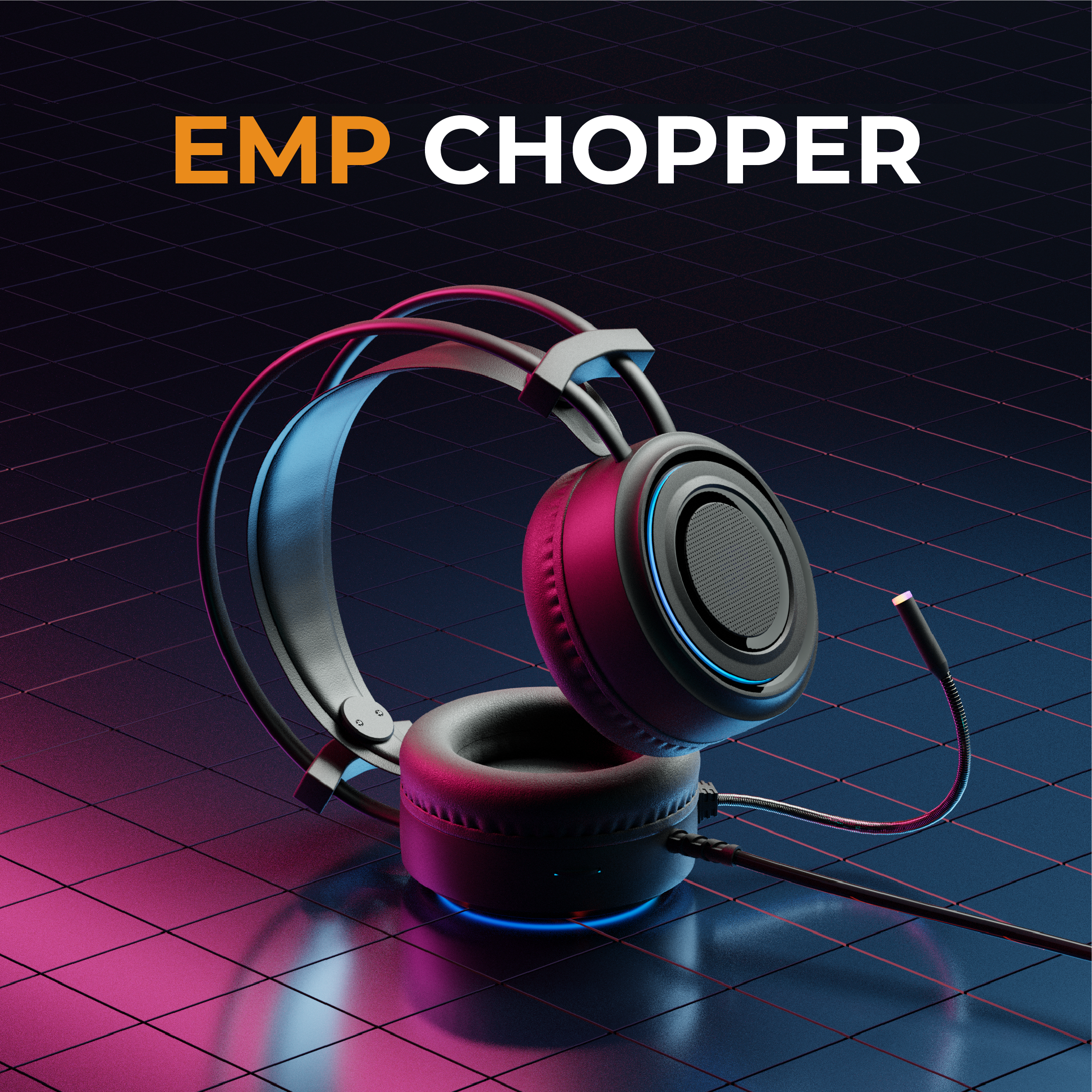سماعة رأس Power Gaming EMP Chopper - سوداء