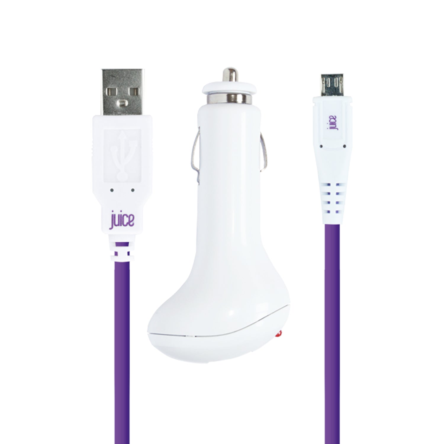 شاحن سيارة Juice 18W PD Apple Lightning مع كابل مدمج