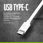 شاحن Juice 25 واط USB-C مع كابل مدمج بطول 1.5 متر 