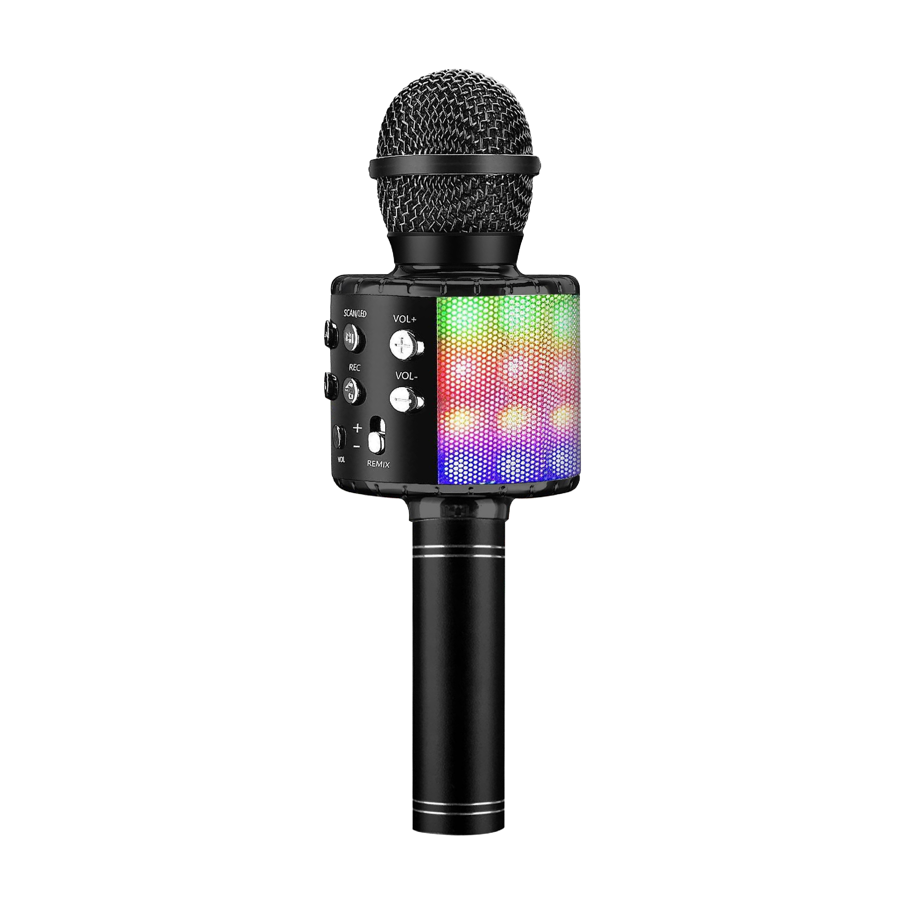 Juice Disco Karaoke Microphone - Black