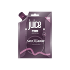 Juice iPhone 18 Colour Matched Bundle 1 – MagTec Power Bank + USB-C Cable 2m – Burgundy – Cable Packaging