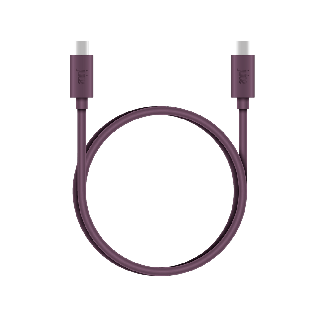 Juice iPhone 18 Colour Matched Bundle 1 – MagTec Power Bank + USB-C Cable 2m – Burgundy – Cable Product 1