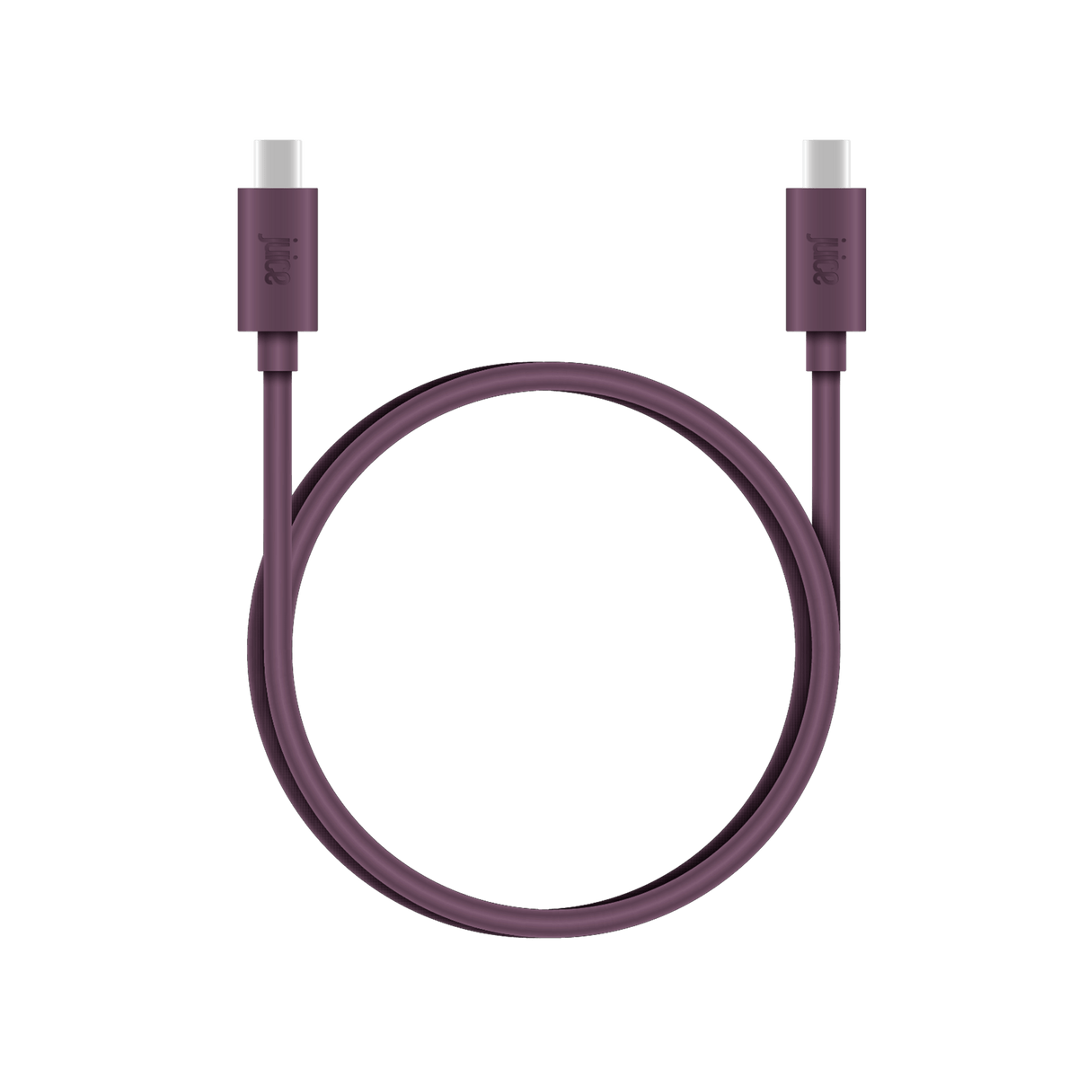 Juice iPhone 18 Colour Matched Bundle 1 – MagTec Power Bank + USB-C Cable 2m – Burgundy – Cable Product 1