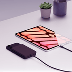 Juice iPhone 18 Colour Matched Bundle 1 – MagTec Power Bank + USB-C Cable 2m – Burgundy – Colourmatch