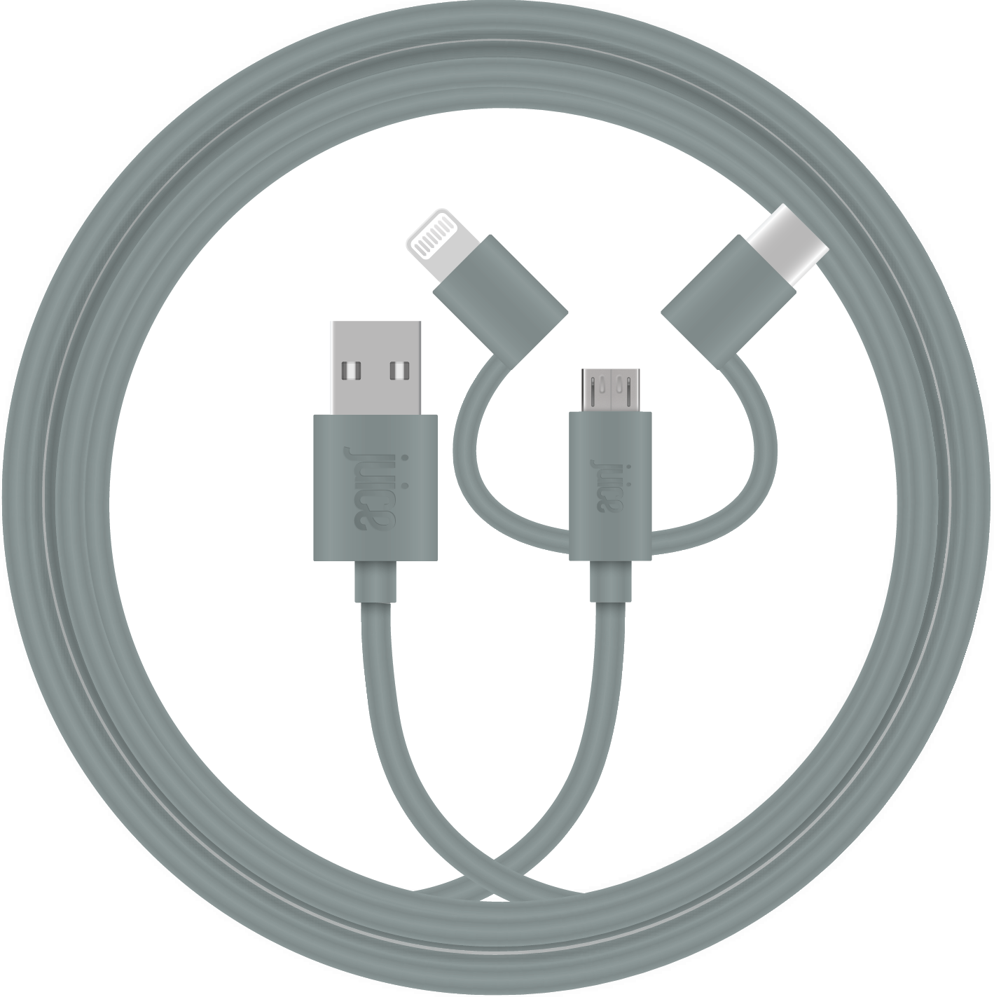 كابل شحن Juice 3 في 1 بطول 1 متر