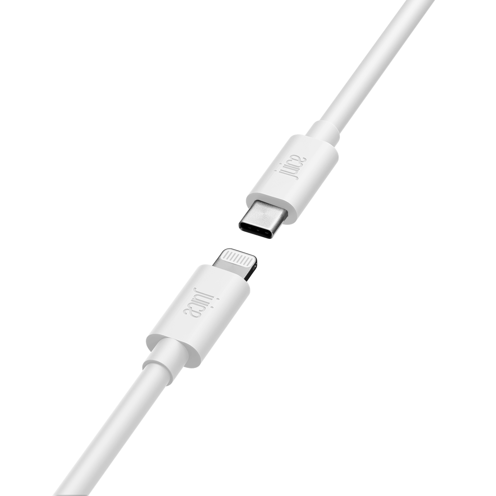 Juice Apple Lightning to USB Type-C Charging Cable 1m - White