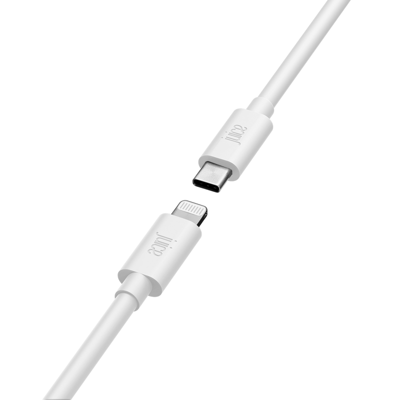 Juice Apple Lightning to USB Type-C Charging Cable 1m - White