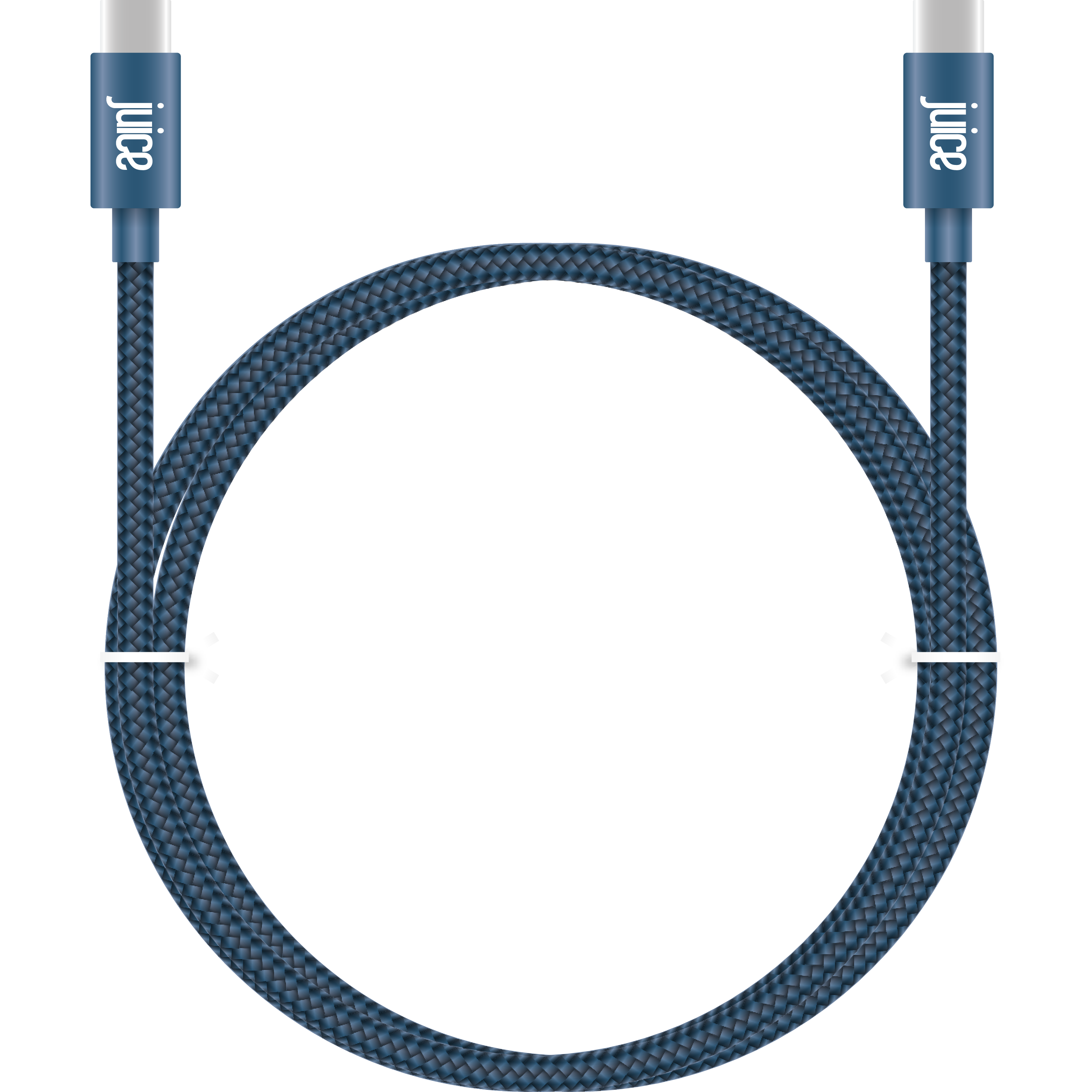 كابل شحن Juice USB Type-C إلى USB Type-C مضفر بطول 2 متر