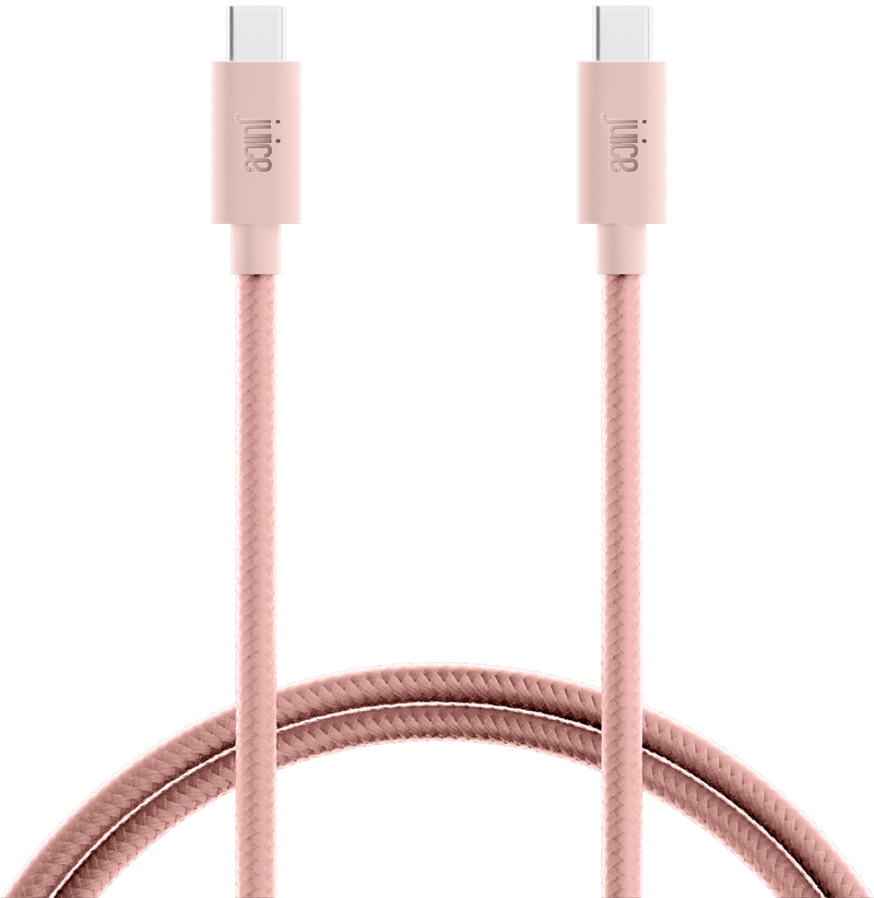 Juice USB Type-C to USB Type-C Braided Charging Cable 2m