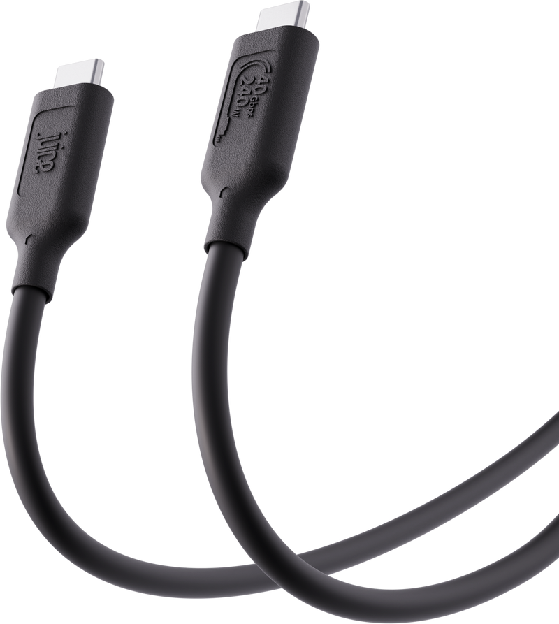 Juice USB4 Type-C to Type-C Charging and Display Cable 1m
