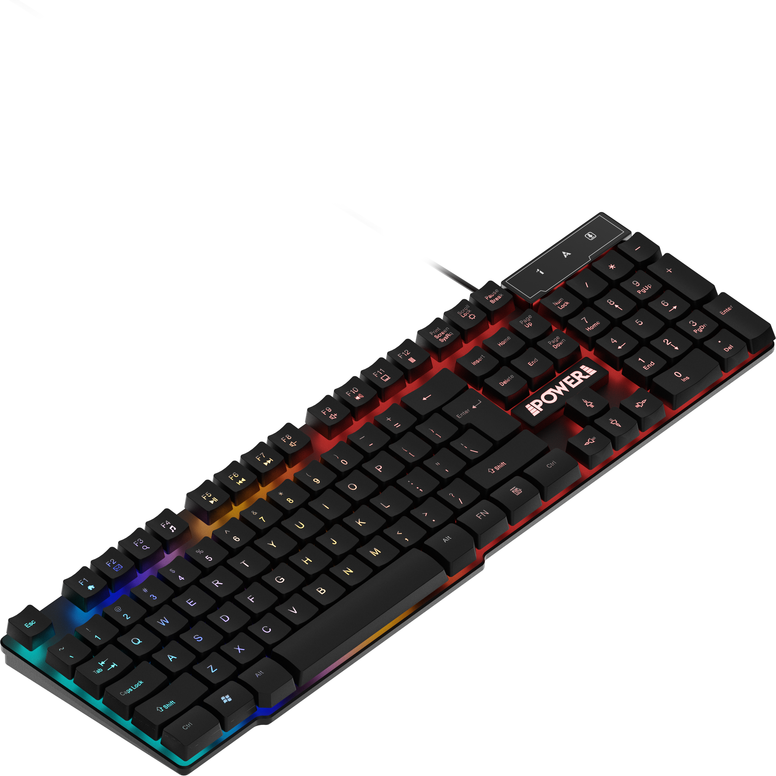 Power Gaming Recon Ocelot RGB Wired Gaming Keyboard - Black