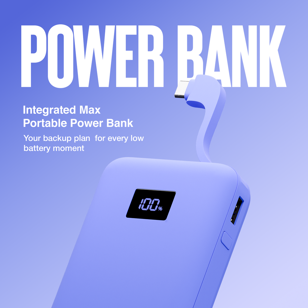 Juice Integrated MAX Charge Power Bank Ultramirine – 20,000mah