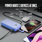 Juice Integrated MAX Charge Power Bank Ultramirine – 20,000mah