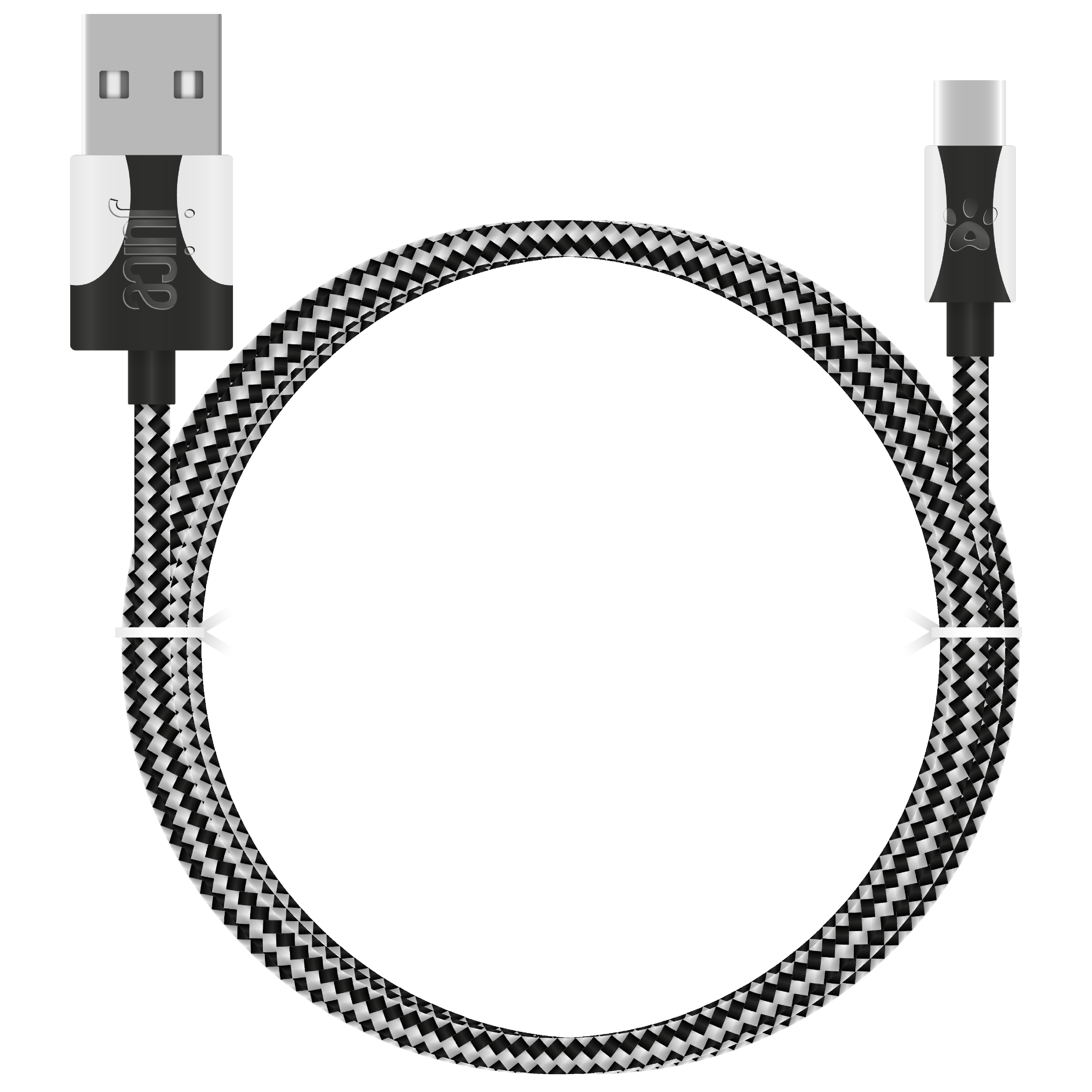 Juice Animals USB Type-C Braided 2m Charging Cable