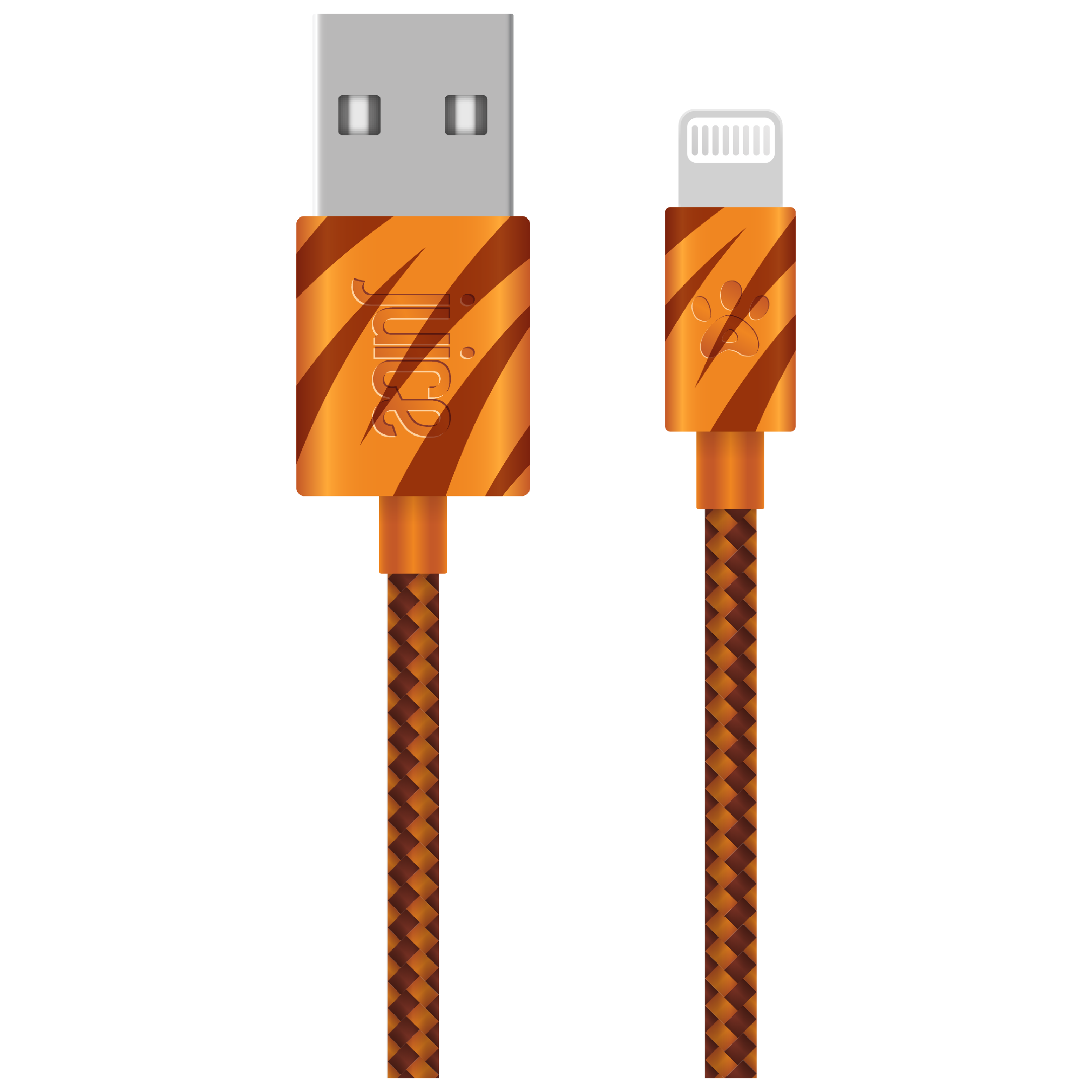 Juice Animals Lightning Braided 2m Charging Cable