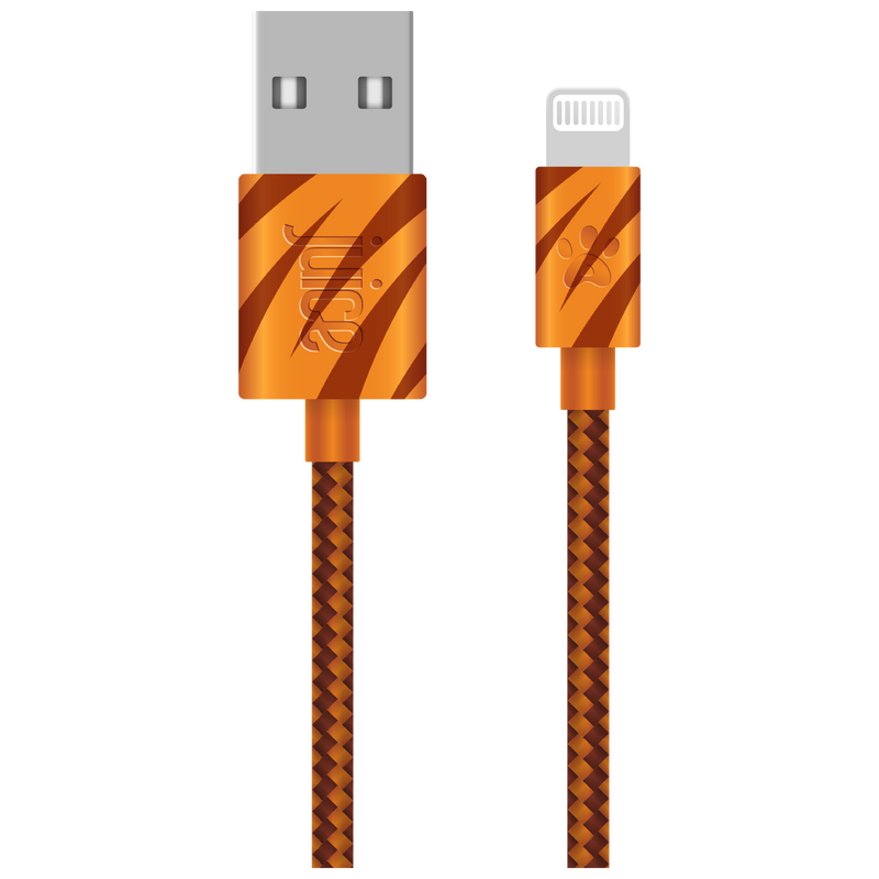 Juice Animals Lightning Braided 2m Charging Cable