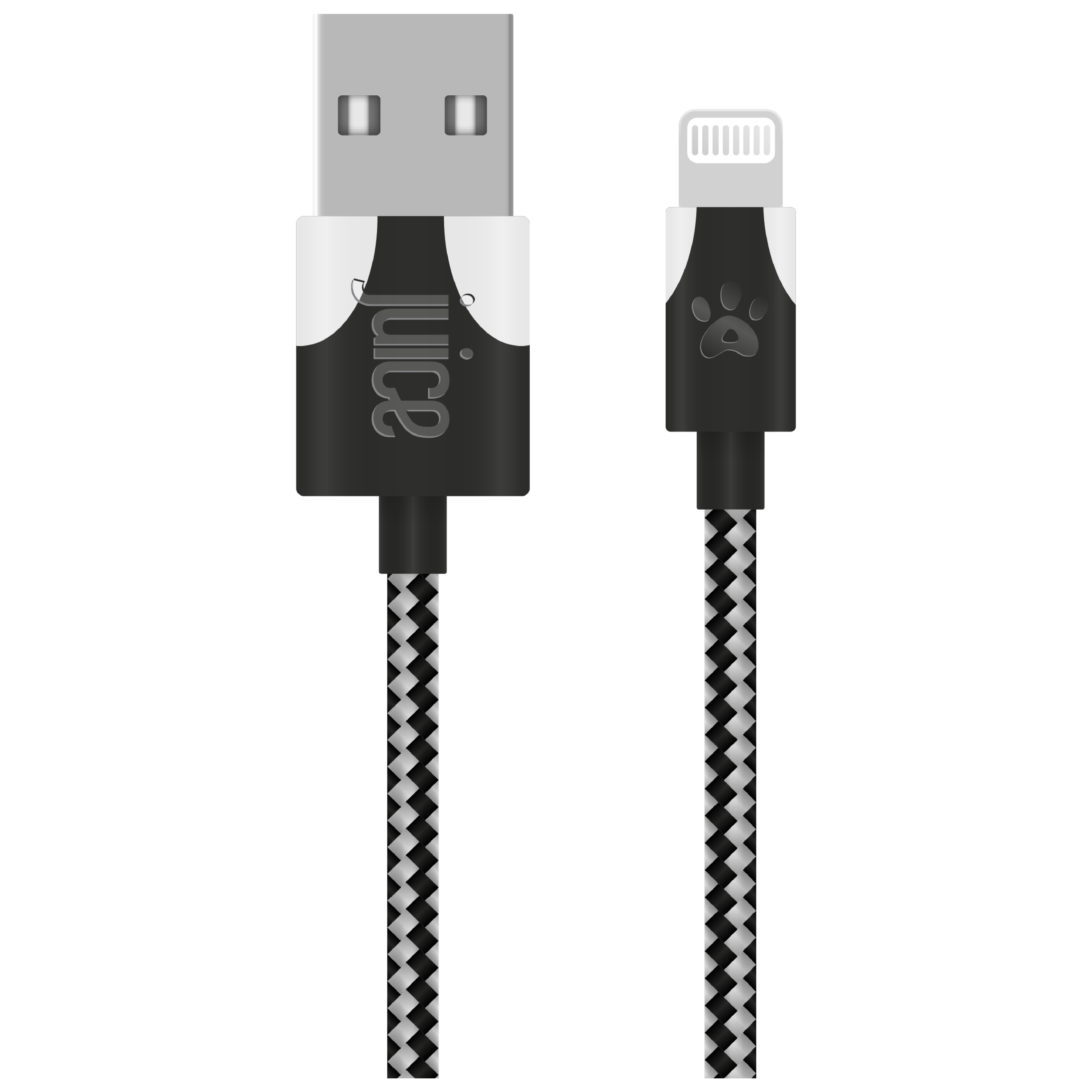Juice Animals Lightning Braided 2m Charging Cable