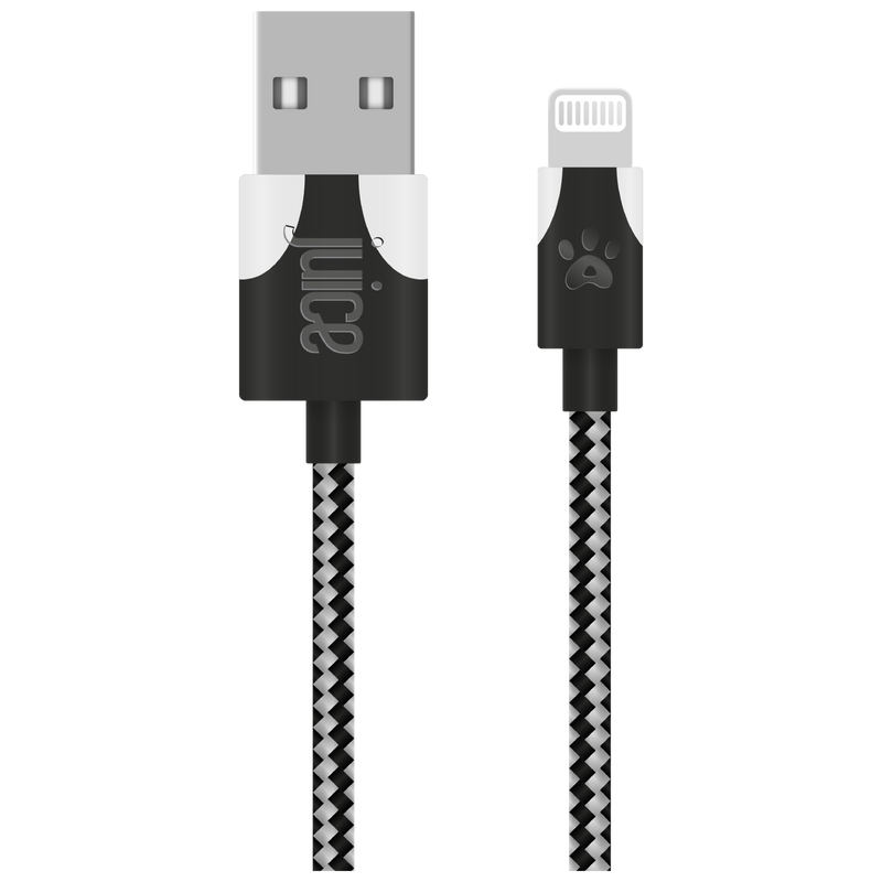 Juice Animals Lightning Braided 2m Charging Cable