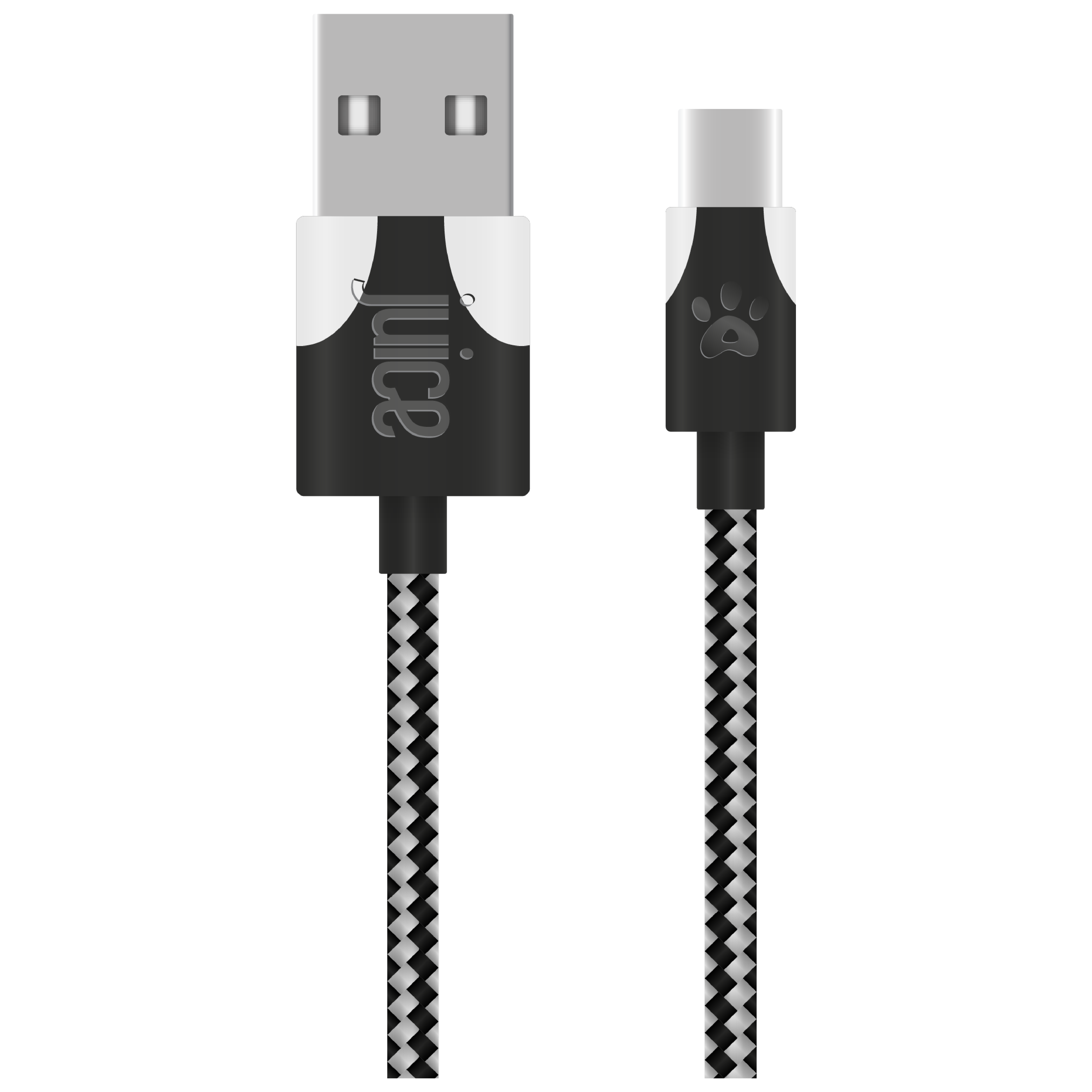 Juice Animals USB Type-C Braided 2m Charging Cable