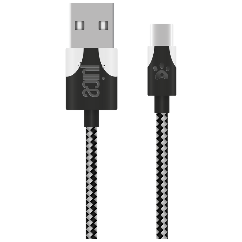 Juice Animals USB Type-C Braided 2m Charging Cable