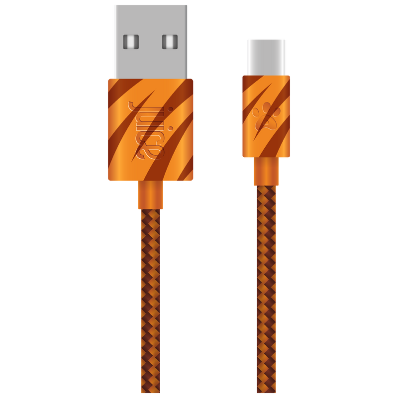 Juice Animals USB Type-C Braided 2m Charging Cable