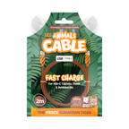 Juice Animals Type C to Type C Braided 2M Charging Cable