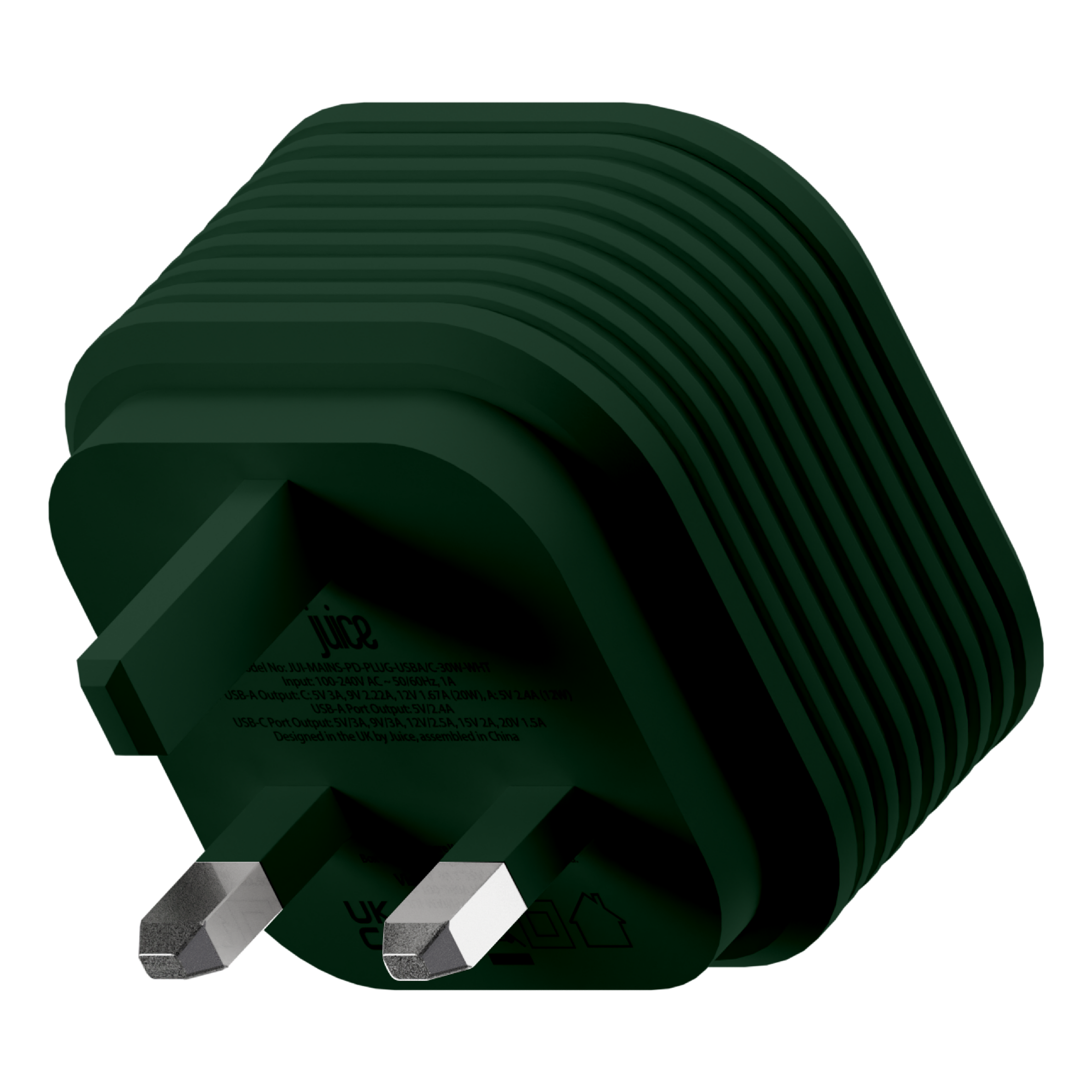Juice Animals 20W Dual Port USB-A/C PD Plug