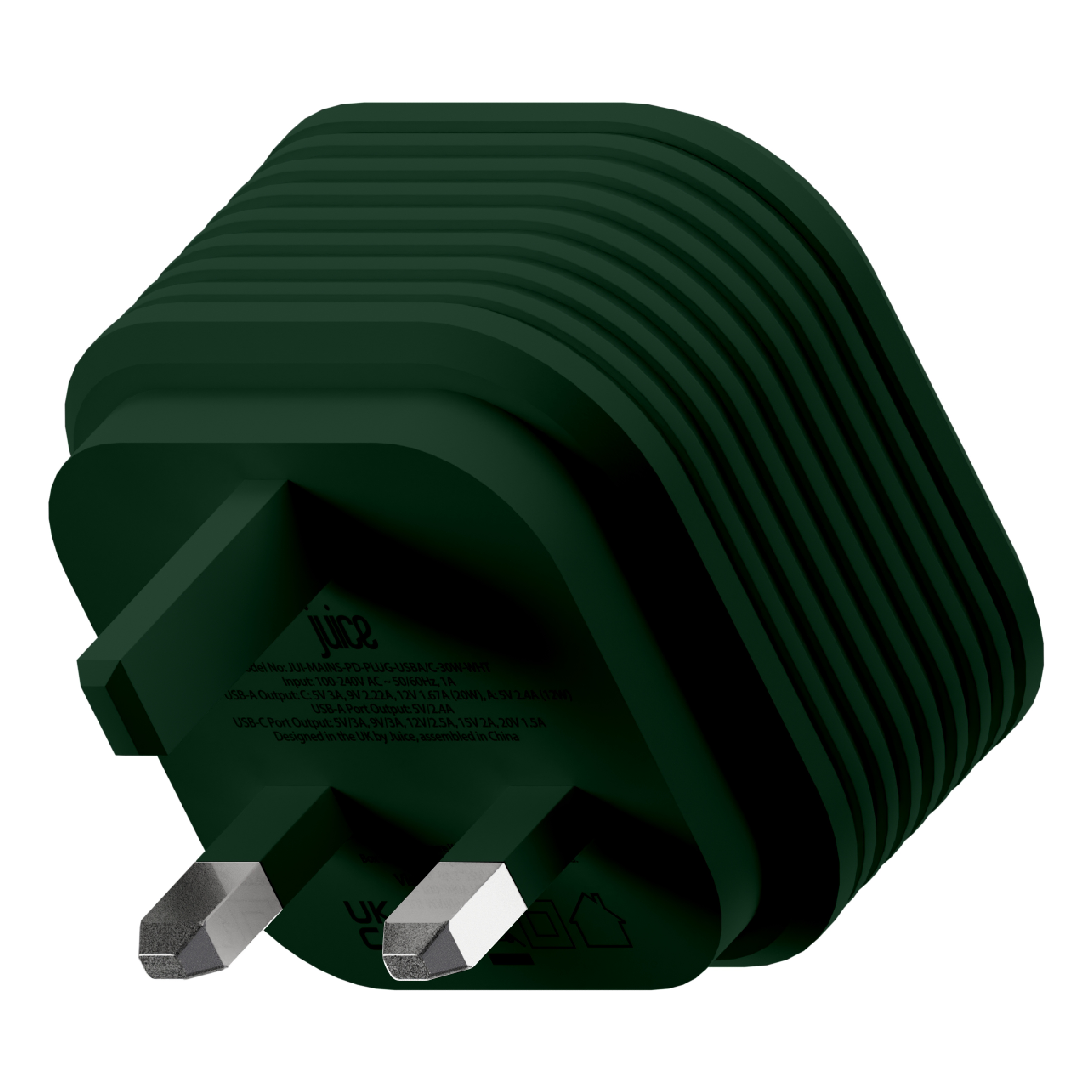 Juice Animals 20W Dual Port USB-A/C PD Plug