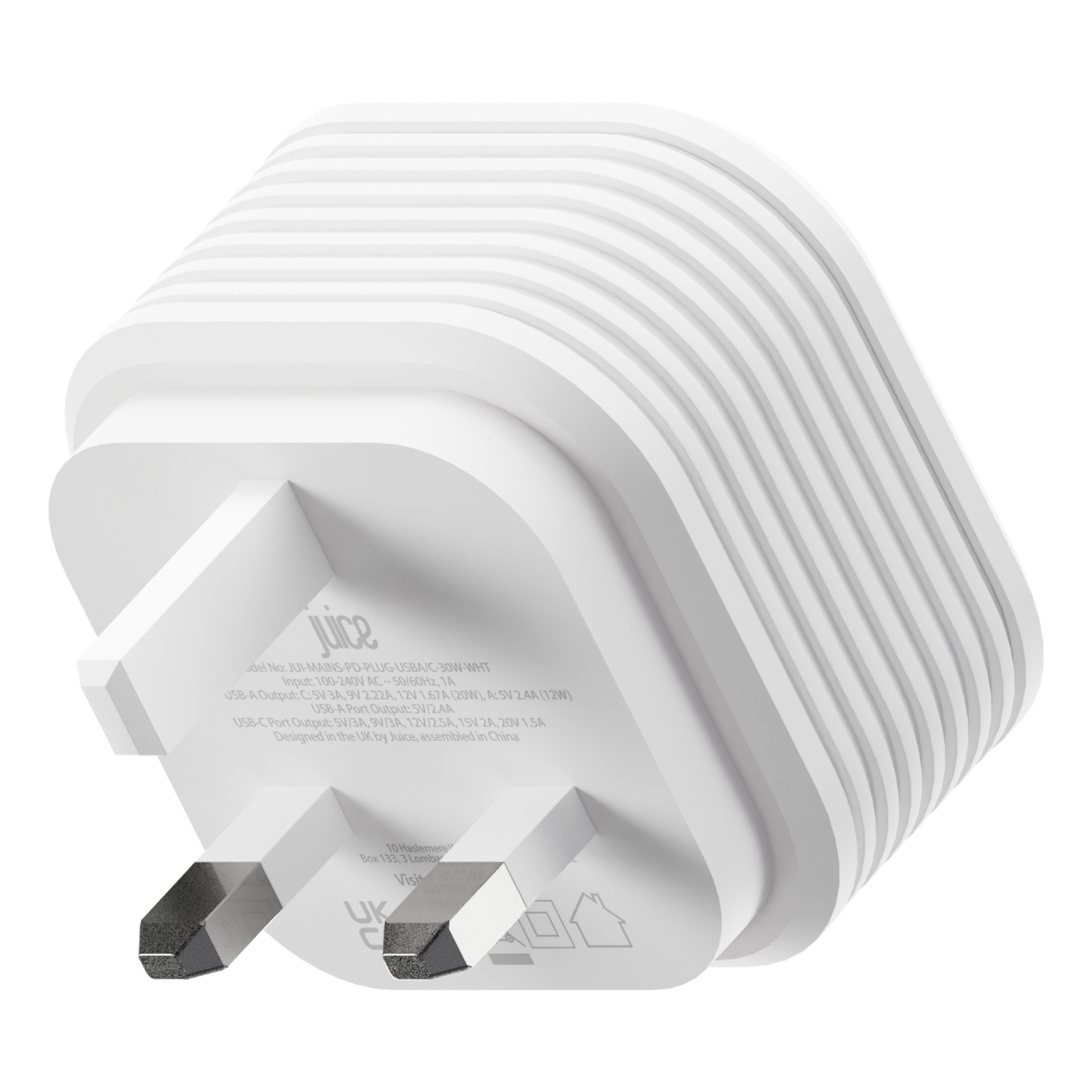 Juice Animals 20W Dual Port USB-A/C PD Plug