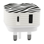 Juice Animals 20W Dual Port USB-A/C PD Plug